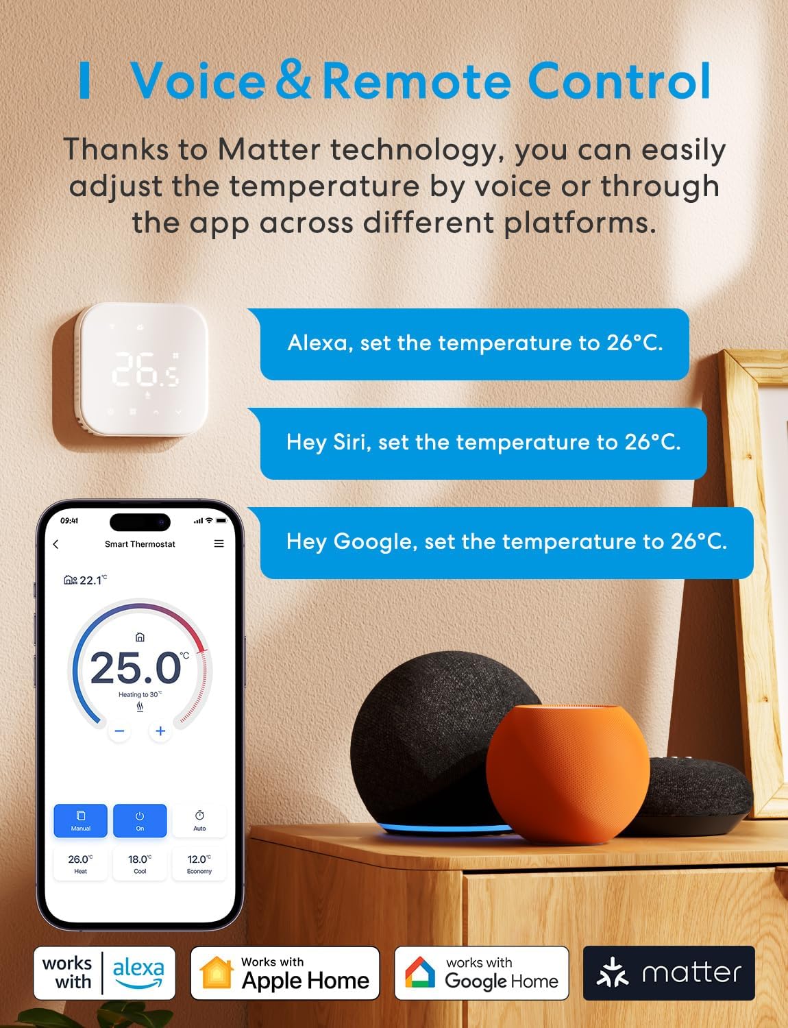 Meross WiFi Smart Thermostat