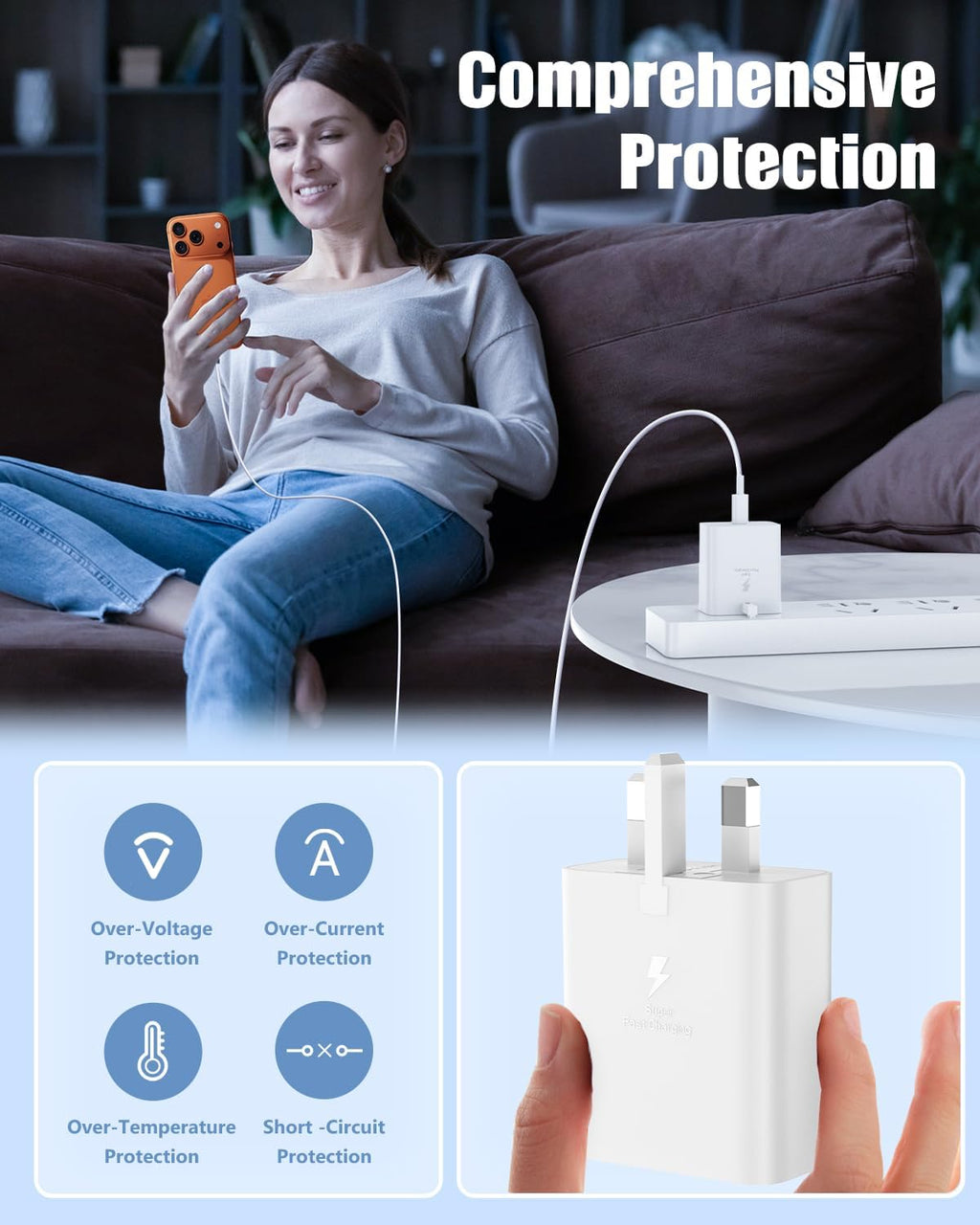 45W USB C Super Fast Charger for Samsung