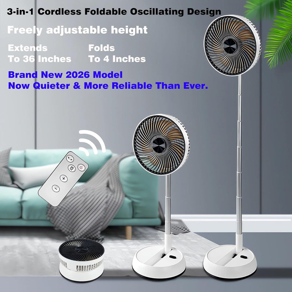 Portable Oscillating Pedestal Fan