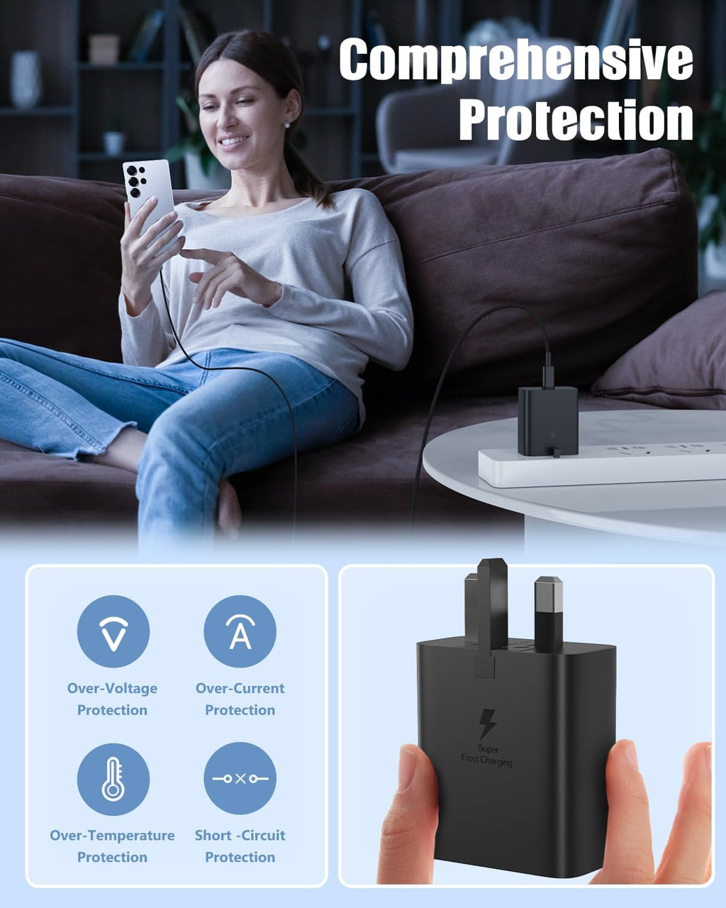 45W USB C Super Fast Charger for Samsung