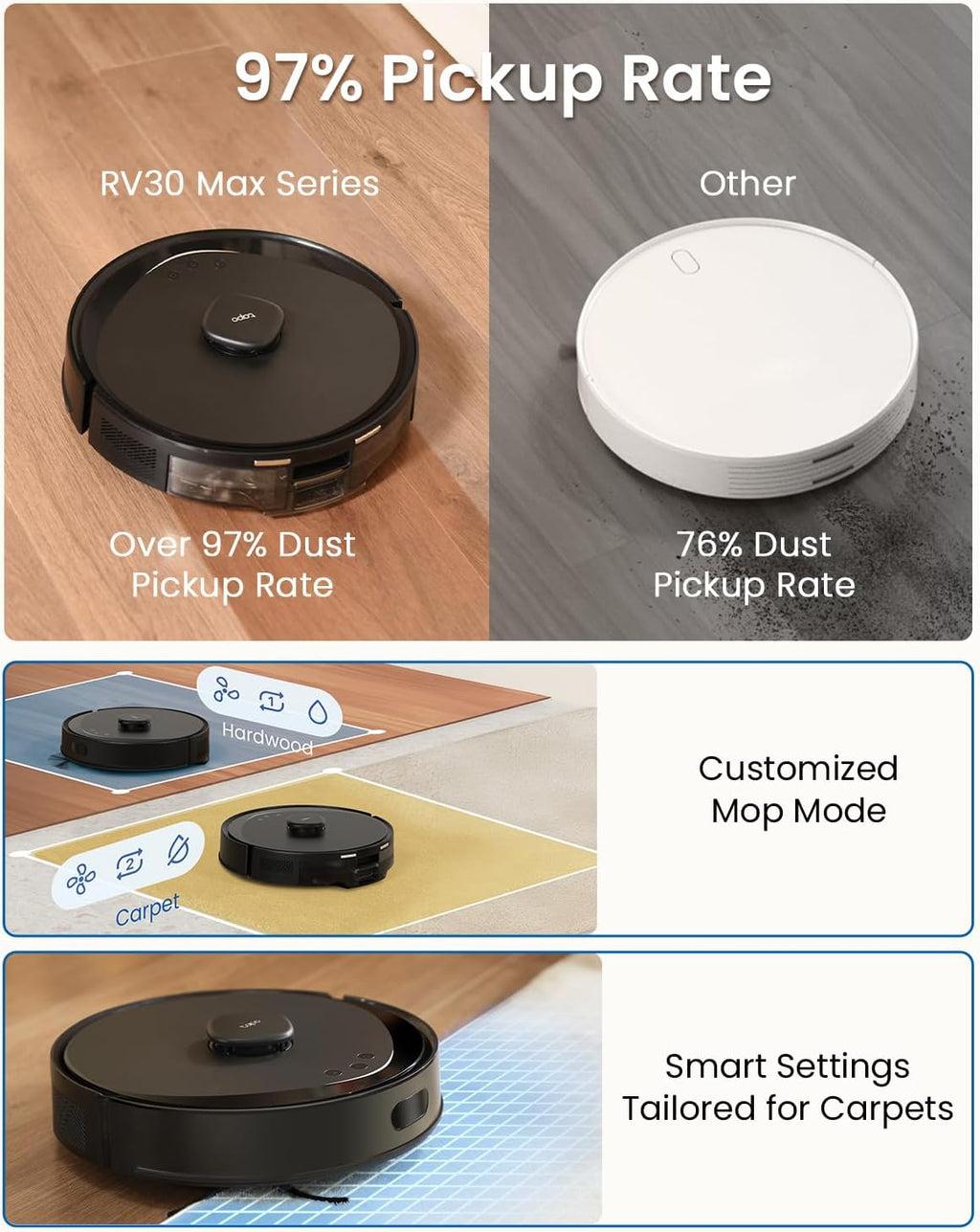 Tapo RV30 Max Plus Robot Vacuum Cleaner