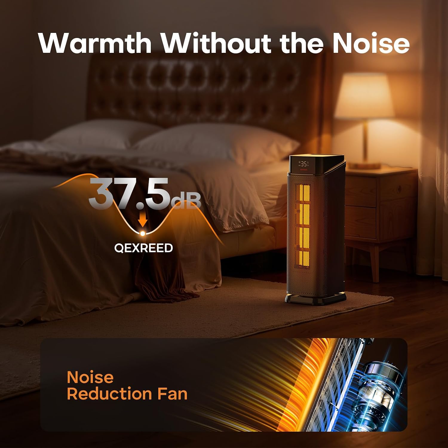QEXREED Heater 1500W PTC Electric