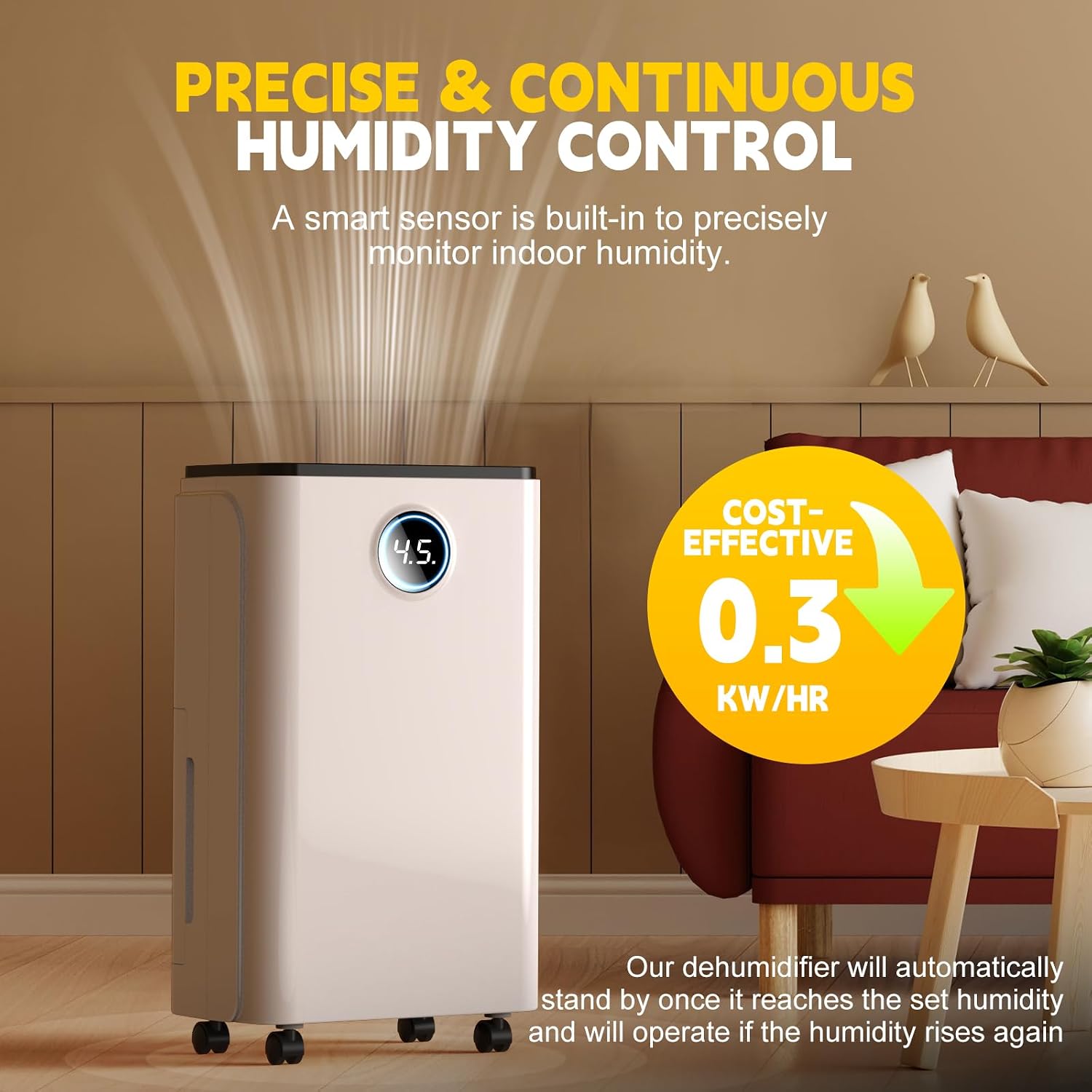 12L/Day Dehumidifier for Home