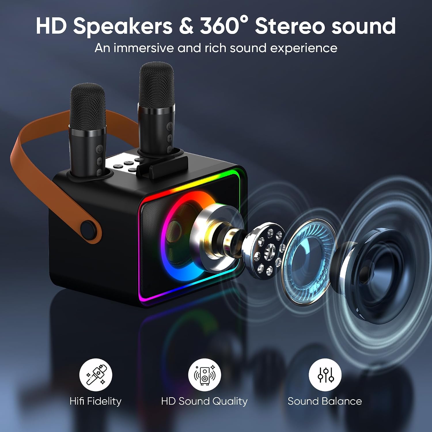 Karaoke Machine 2 Microphones