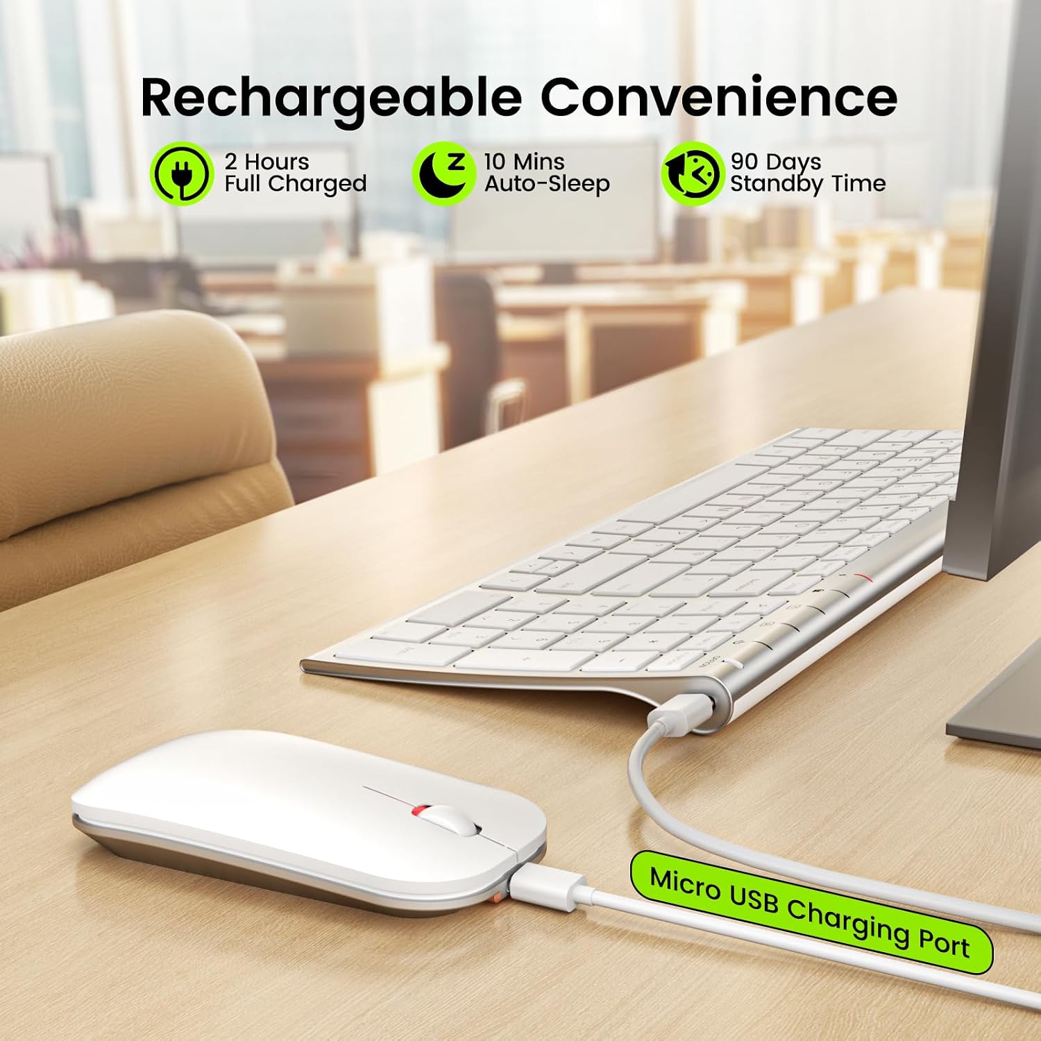 seenda Slim Wireless Keyboard & Mouse Set