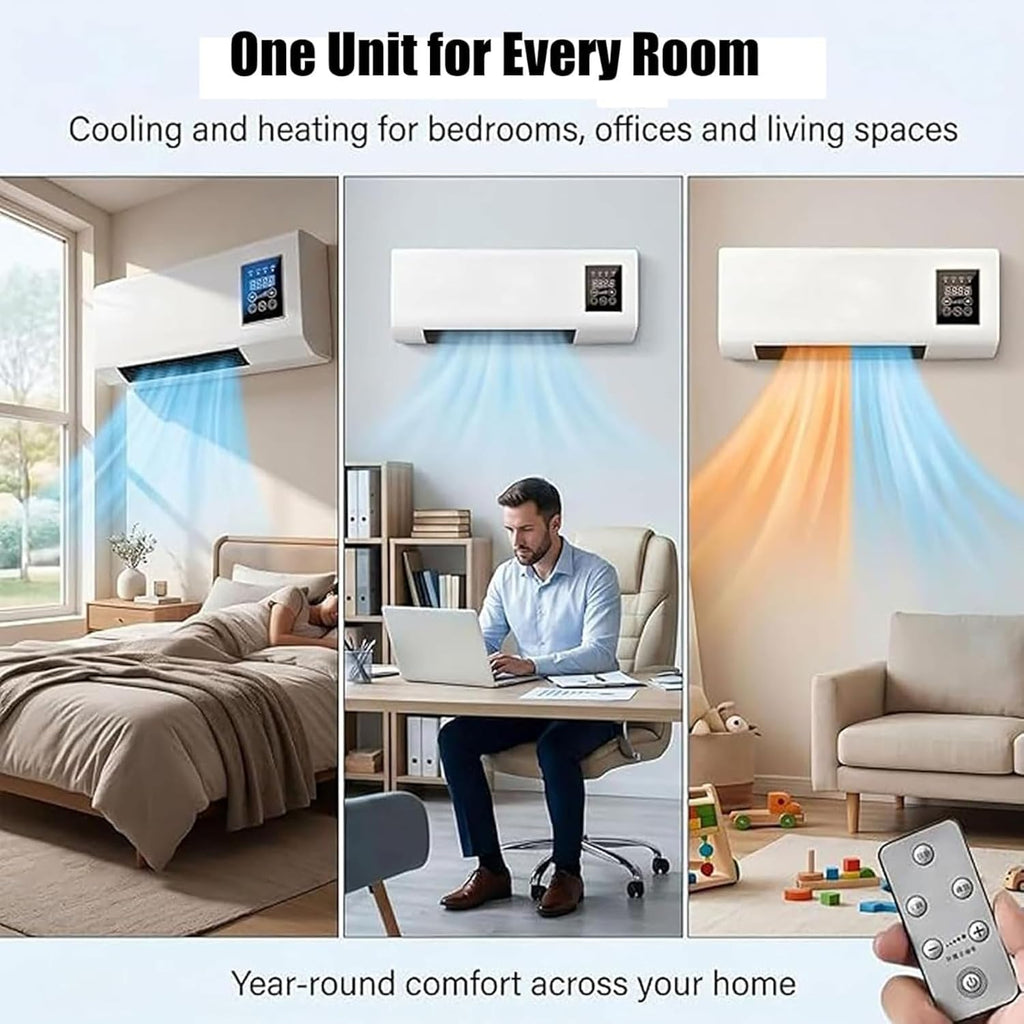 Wall Mounted Cooling & Heating Fan