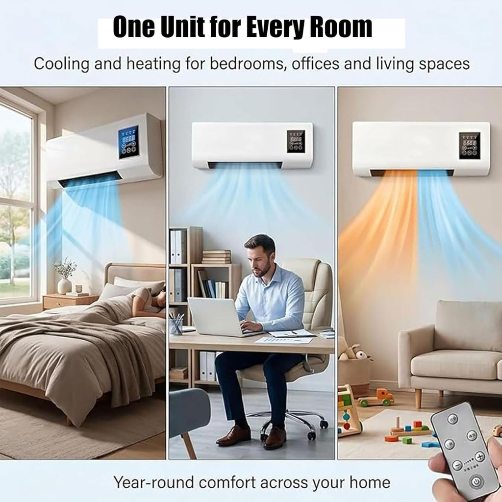 Wall Mounted Cooling & Heating Fan