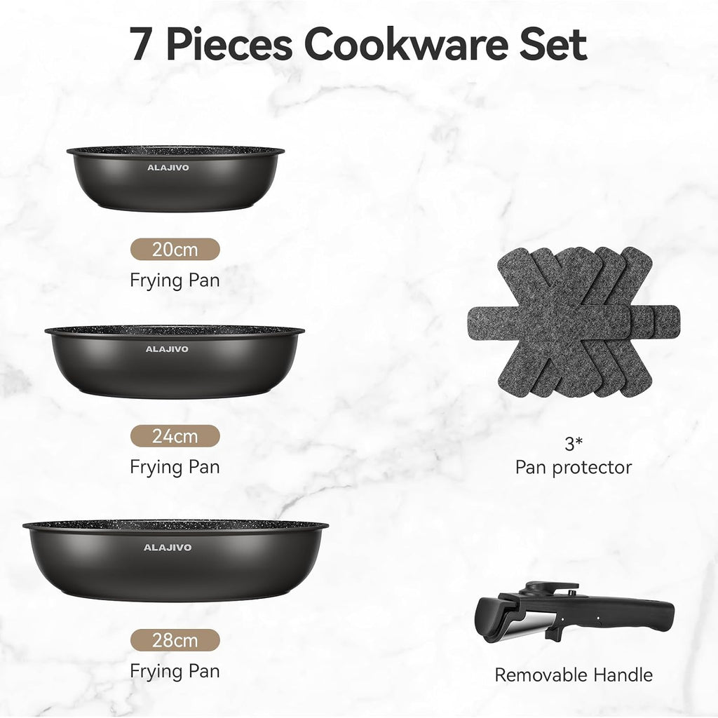 Non Stick Pots and Pans Set 17 Piece