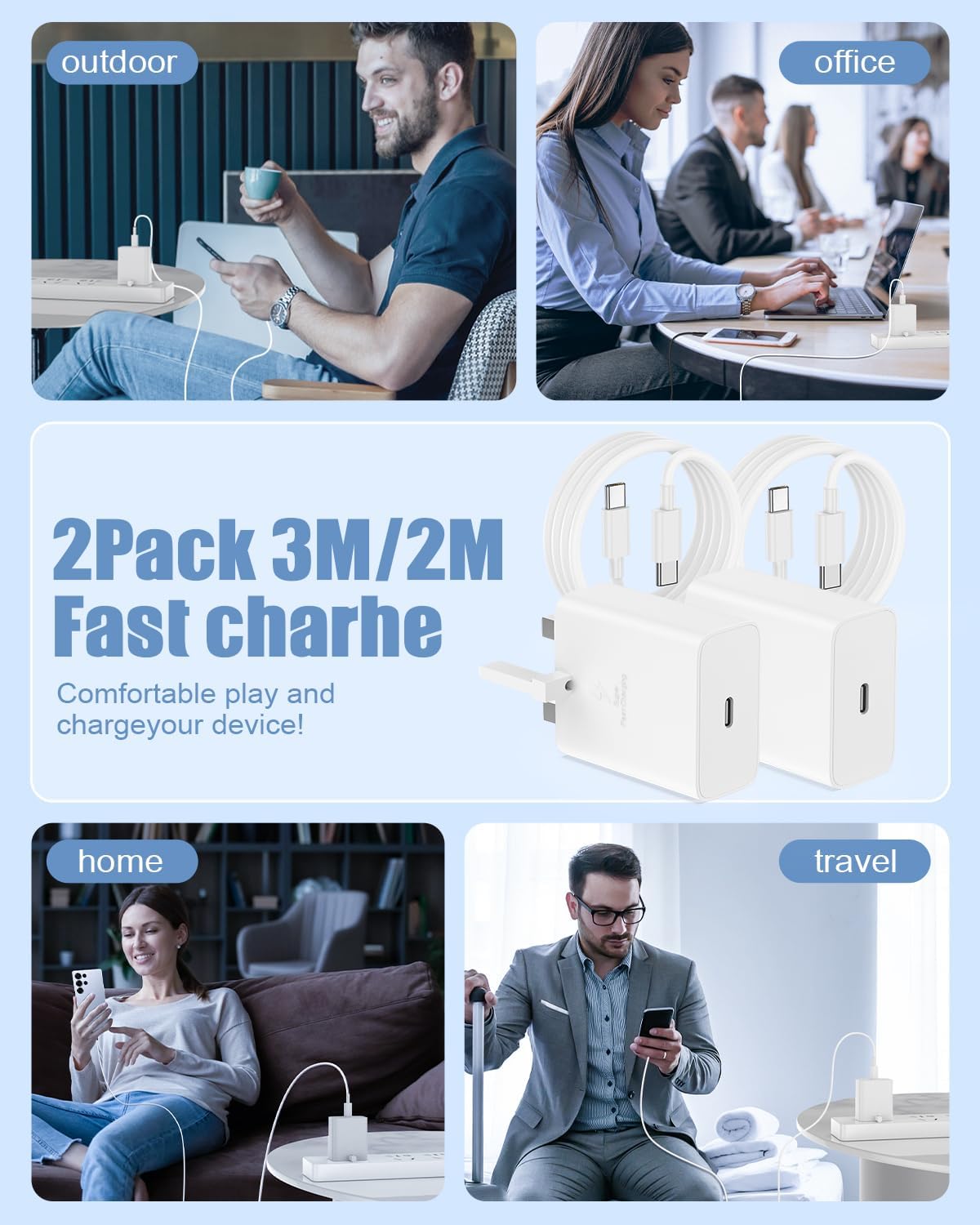 45W USB C Super Fast Charger for Samsung