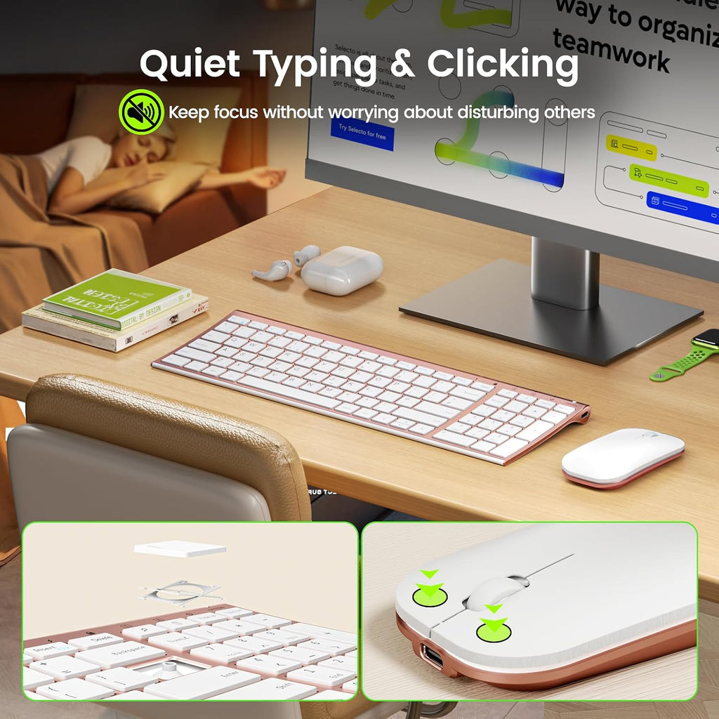 seenda Slim Wireless Keyboard & Mouse Set