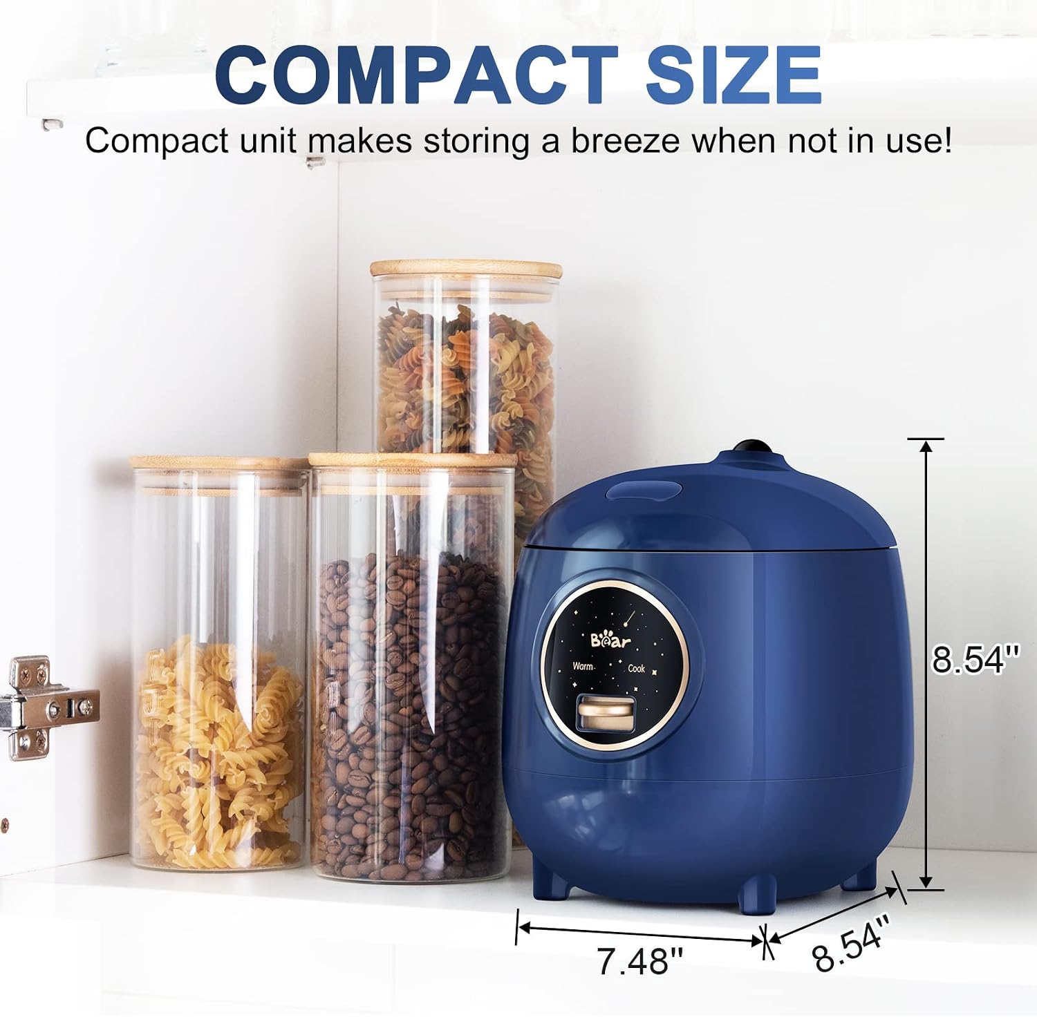 Bear Small Rice Cooker 4 Cup 2L