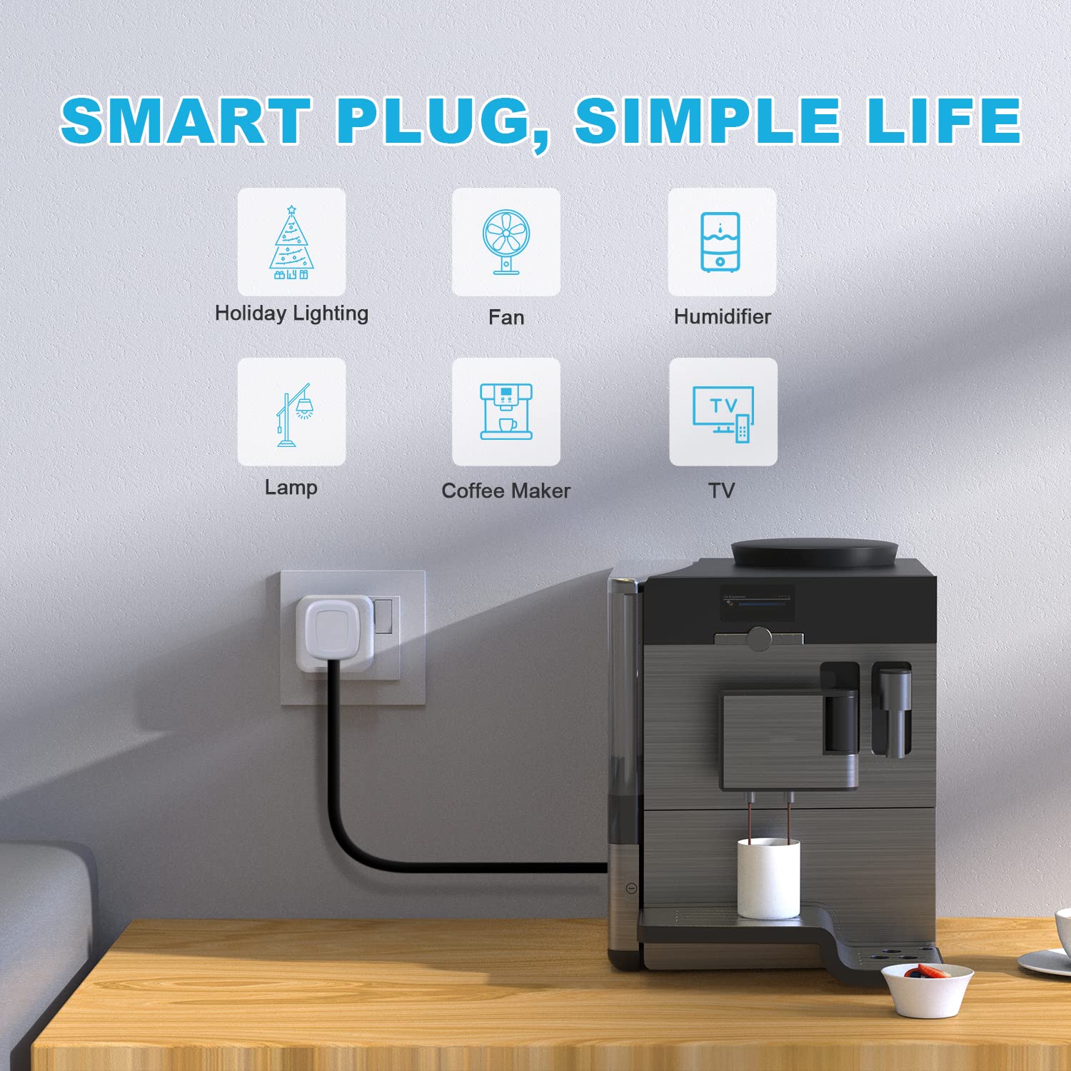 EIGHTREE Smart Plug with Energy Monitoring