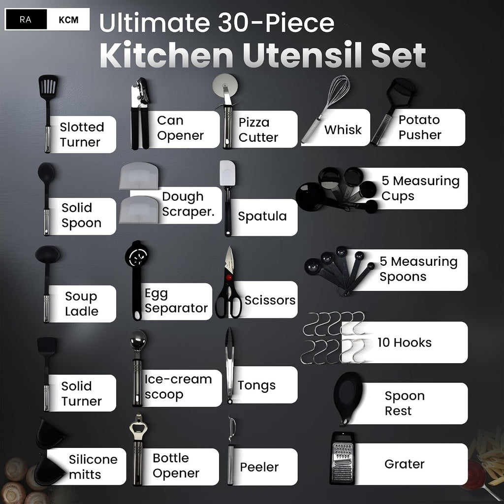 Kitchen Utensils Set 30 Pcs