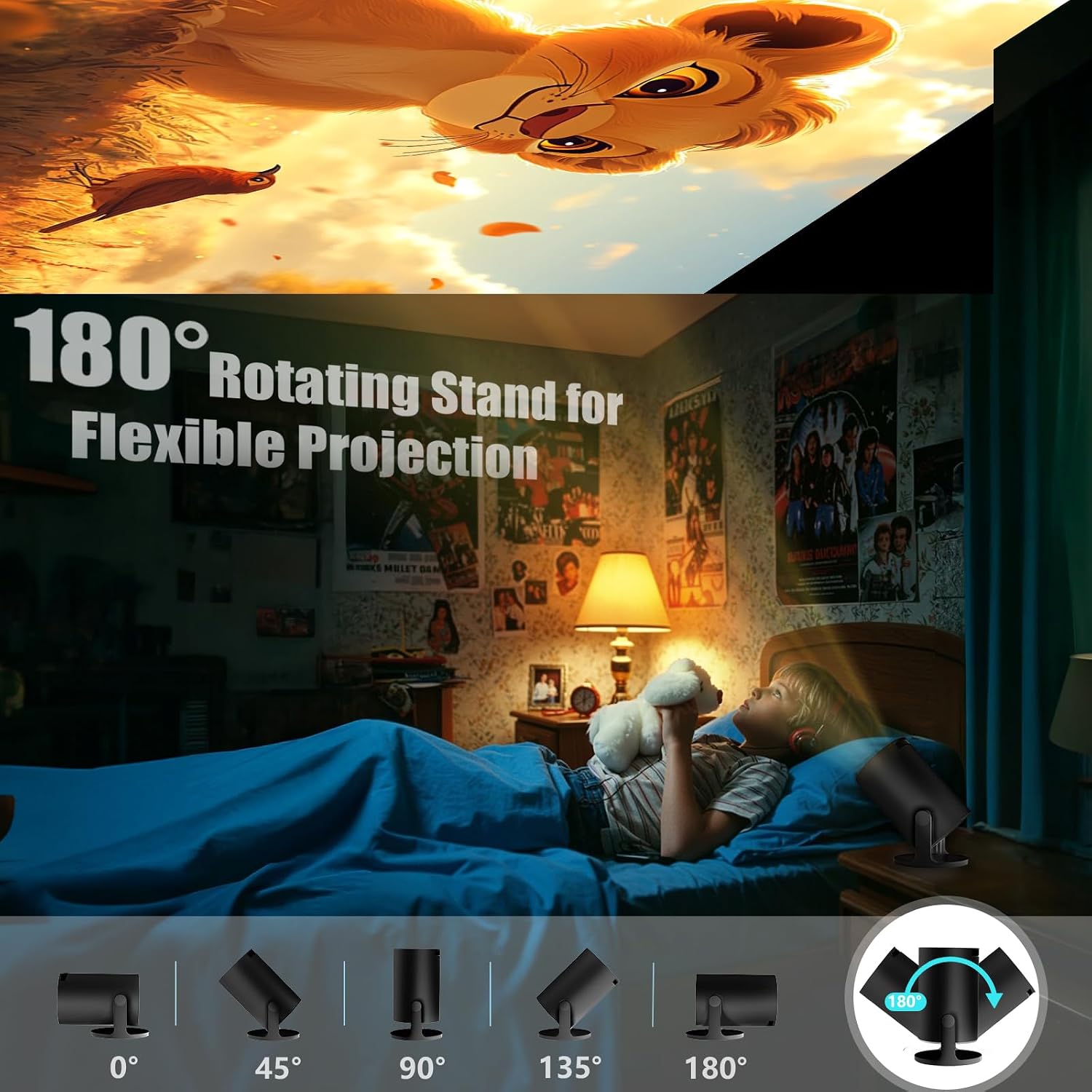 AKIYO O2 Projector 18000 Lumen