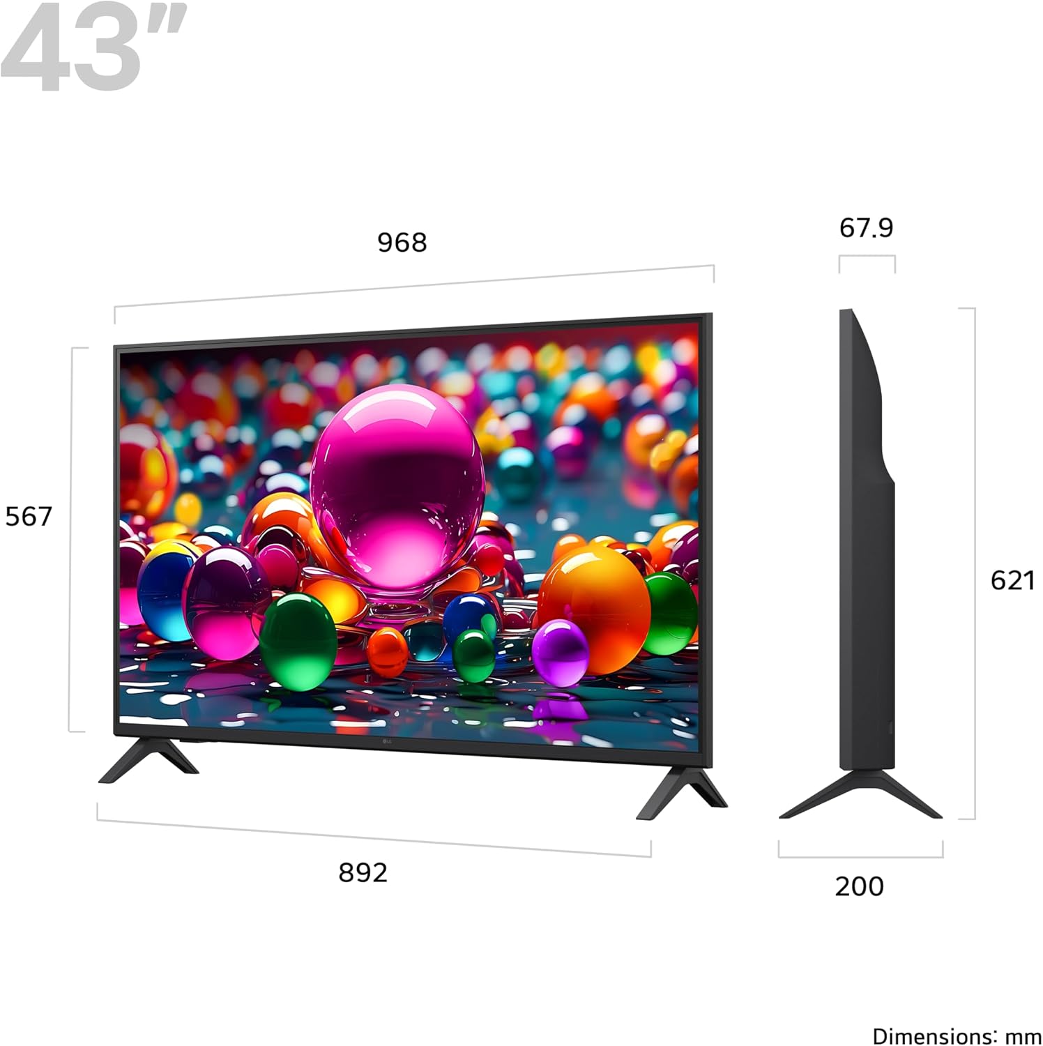LG UHD 43" 4K Smart TV