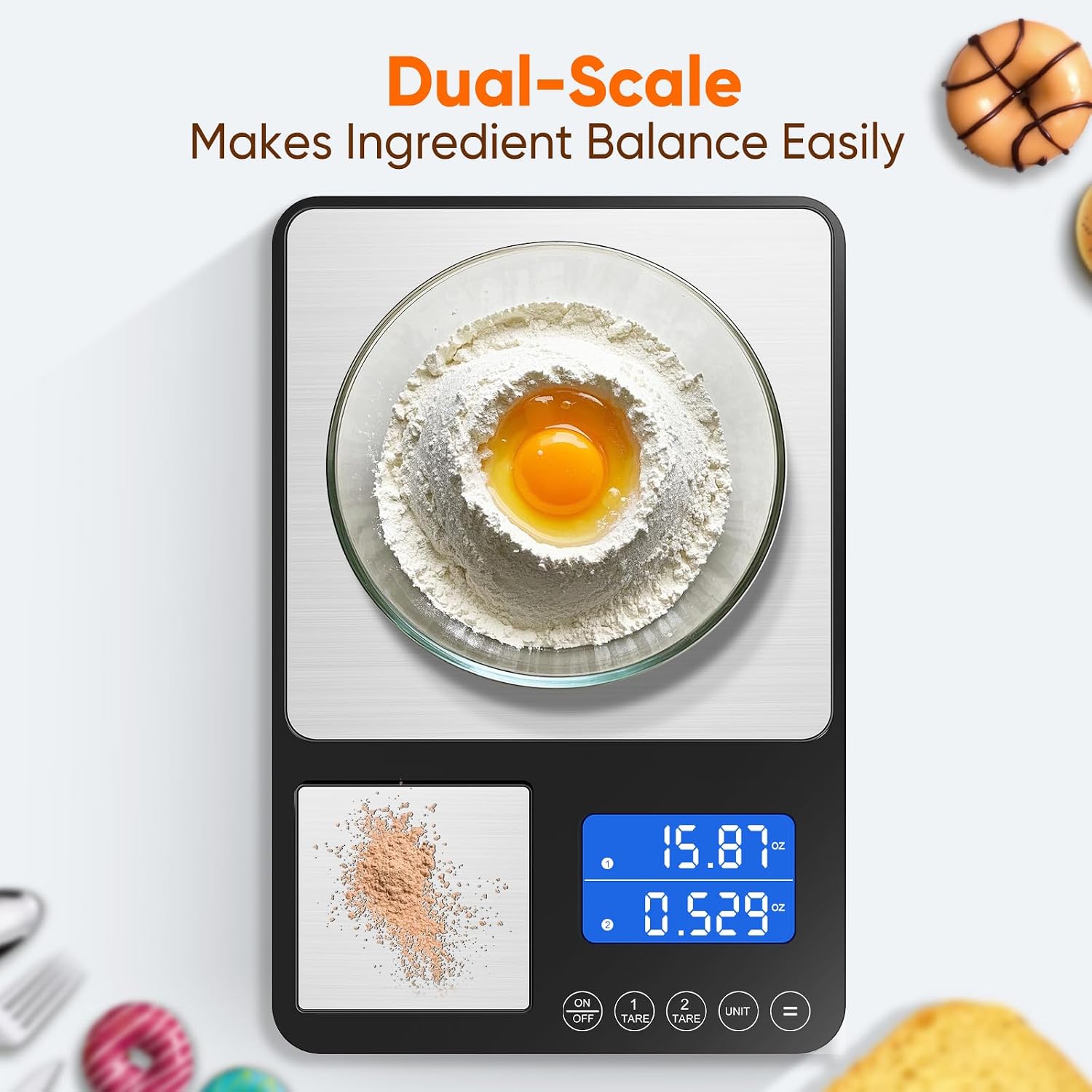 Dual Platform Kitchen Scales