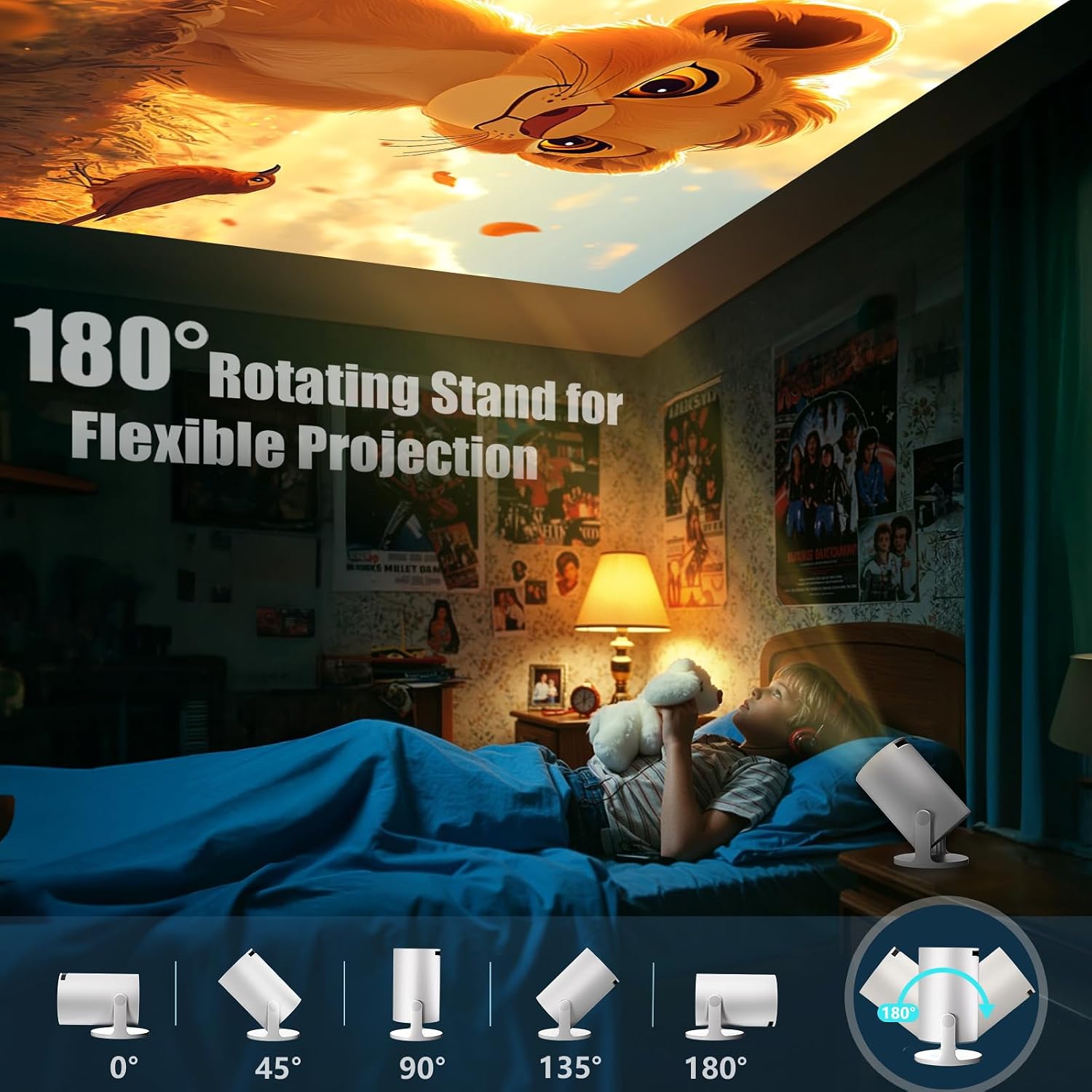 AKIYO O2 Projector 18000 Lumen