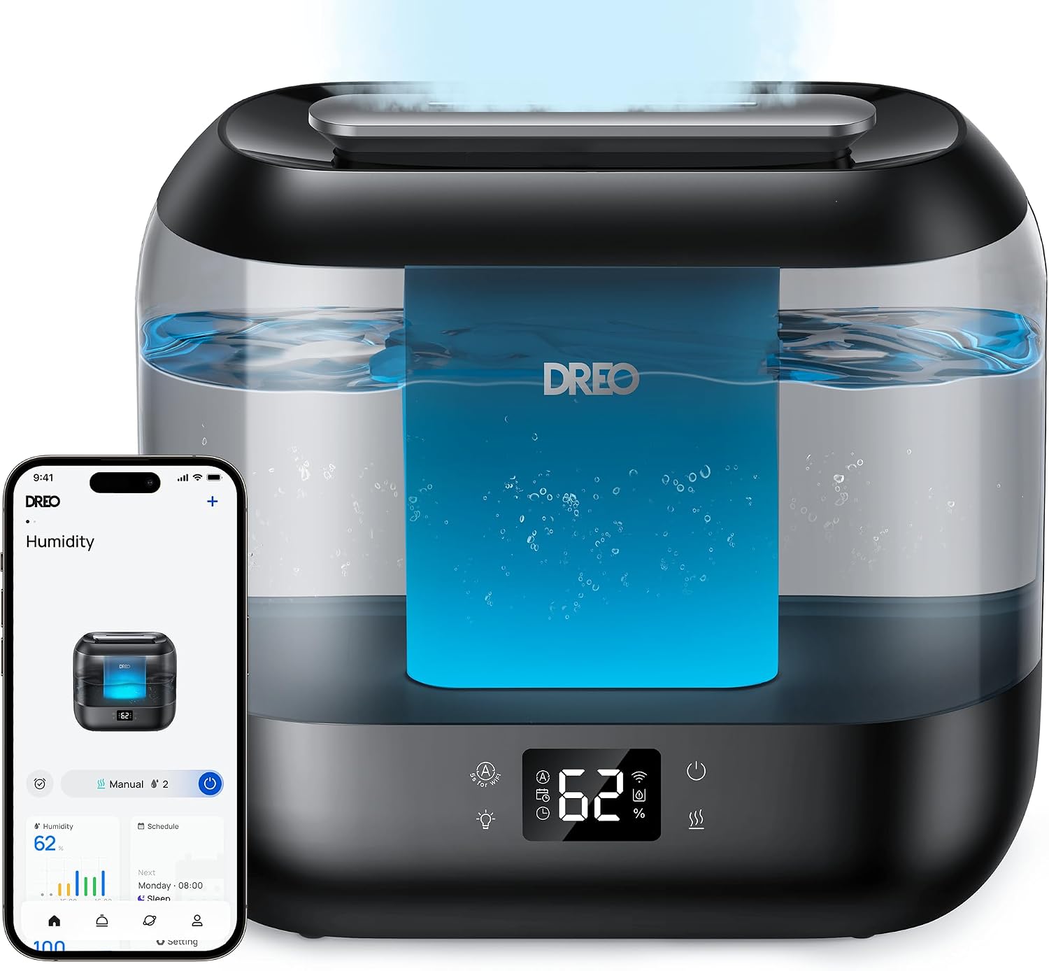 DREO Humidifier for Bedroom Baby 4L