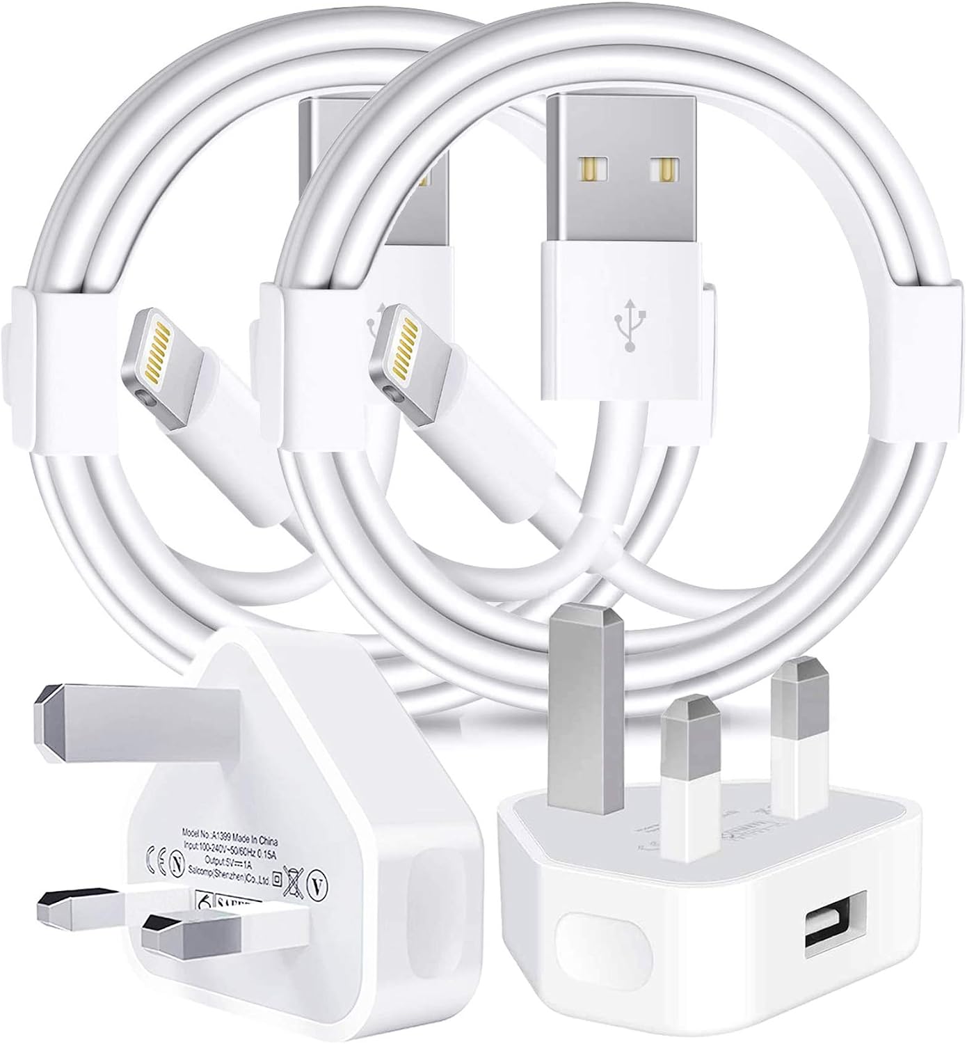 Apple MFi Certified iPhone Charger & Lightning Cable