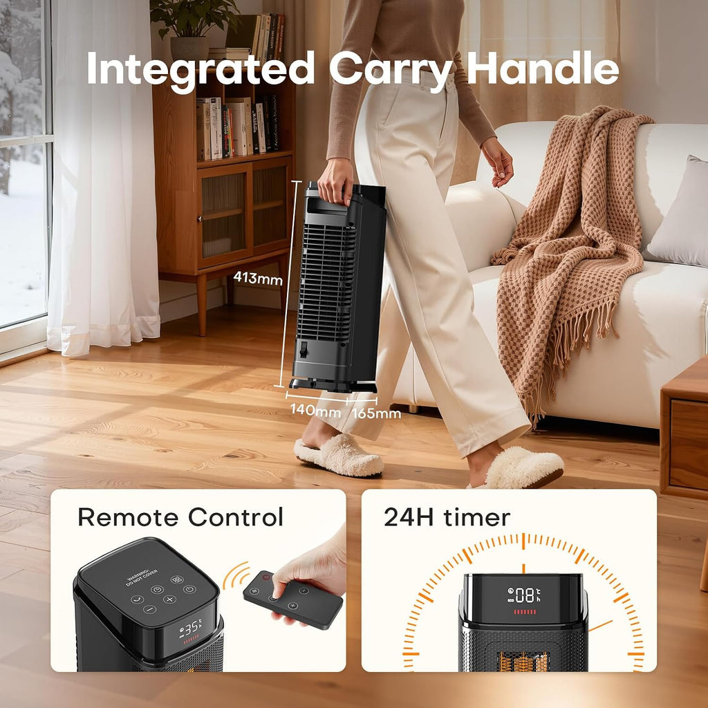 QEXREED Heater 1500W PTC Electric
