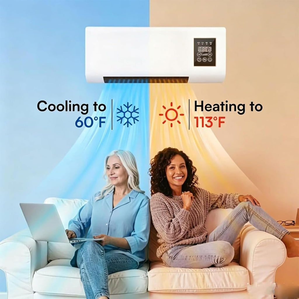 Wall Mounted Cooling & Heating Fan