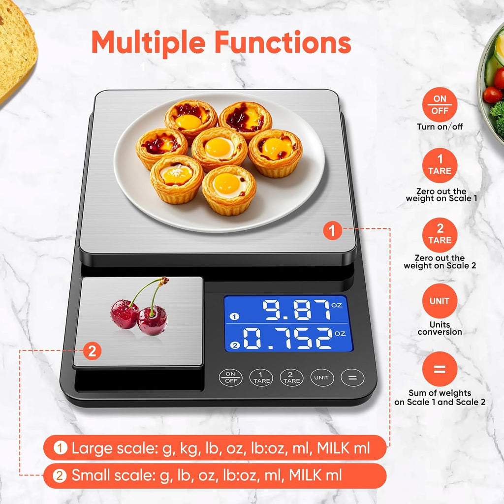 Dual Platform Kitchen Scales