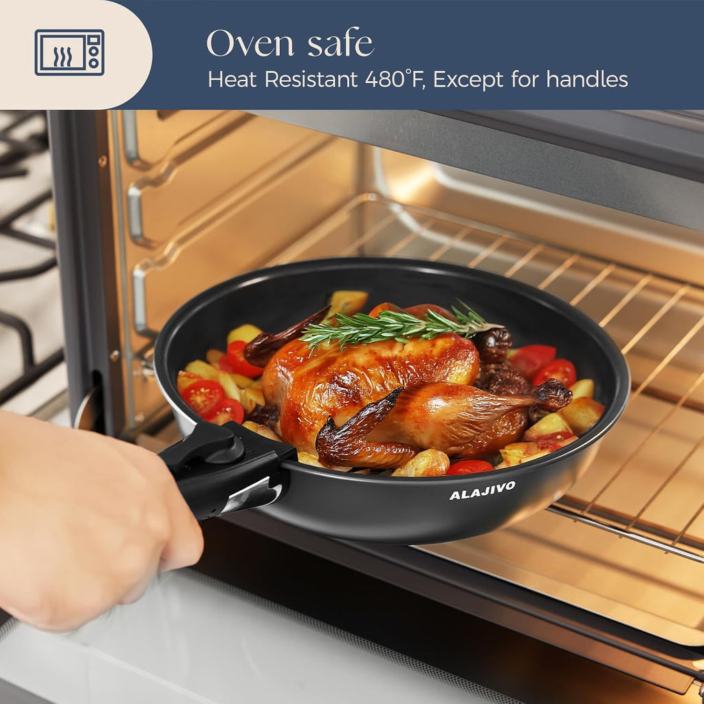 Non Stick Pots and Pans Set 17 Piece