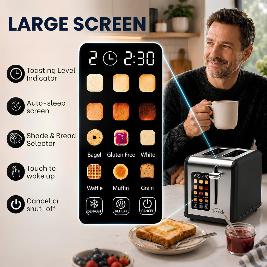 Toastley 2 Slice Smart Toaster