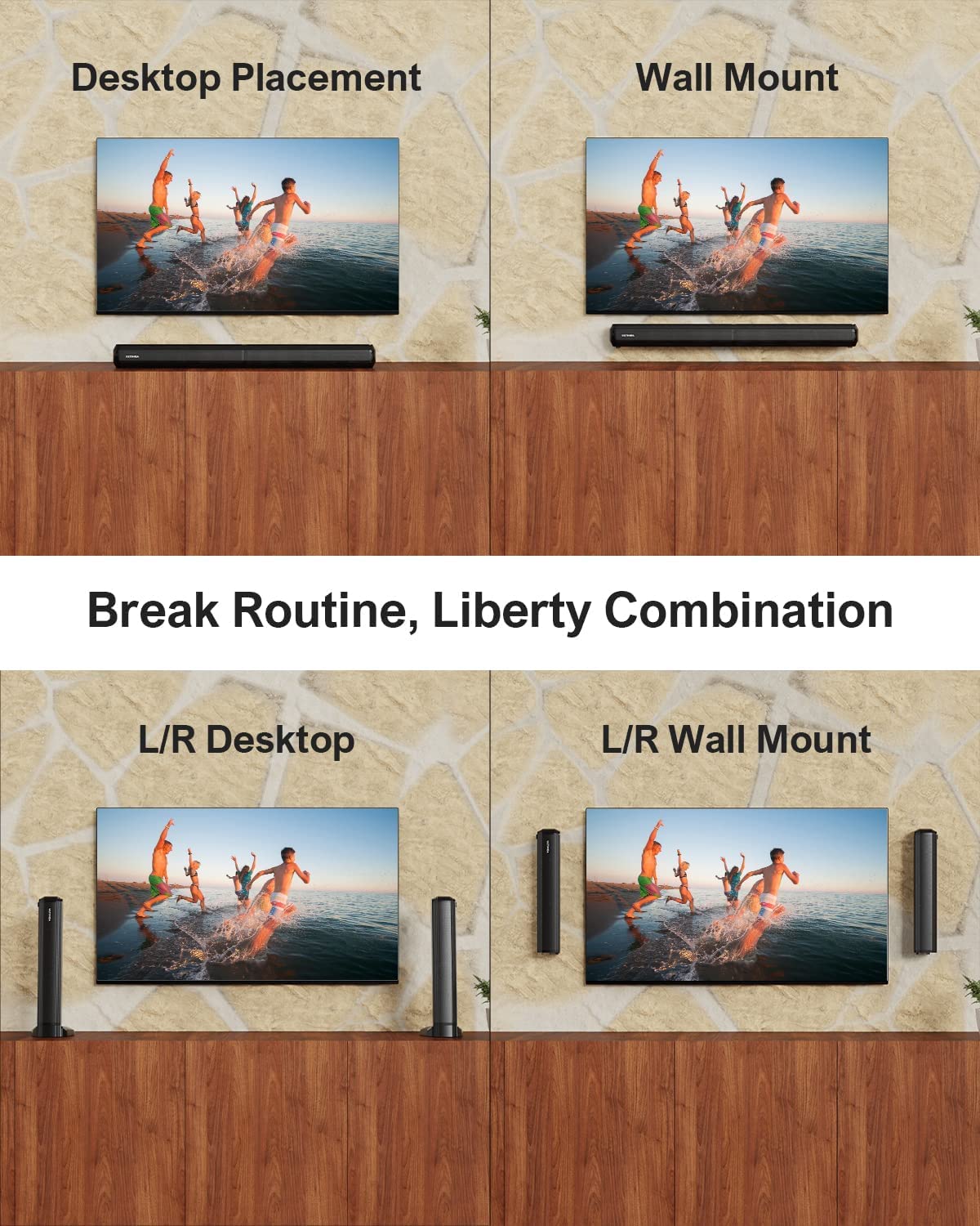 ULTIMEA Soundbar with Wireless Subwoofer