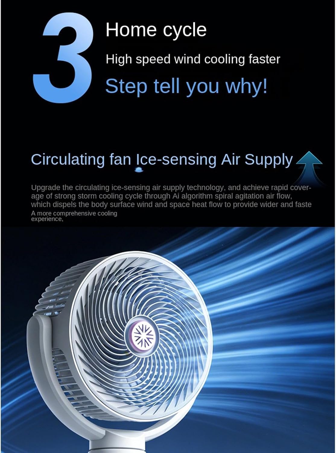 Standing Fan Remote Control Oscillating