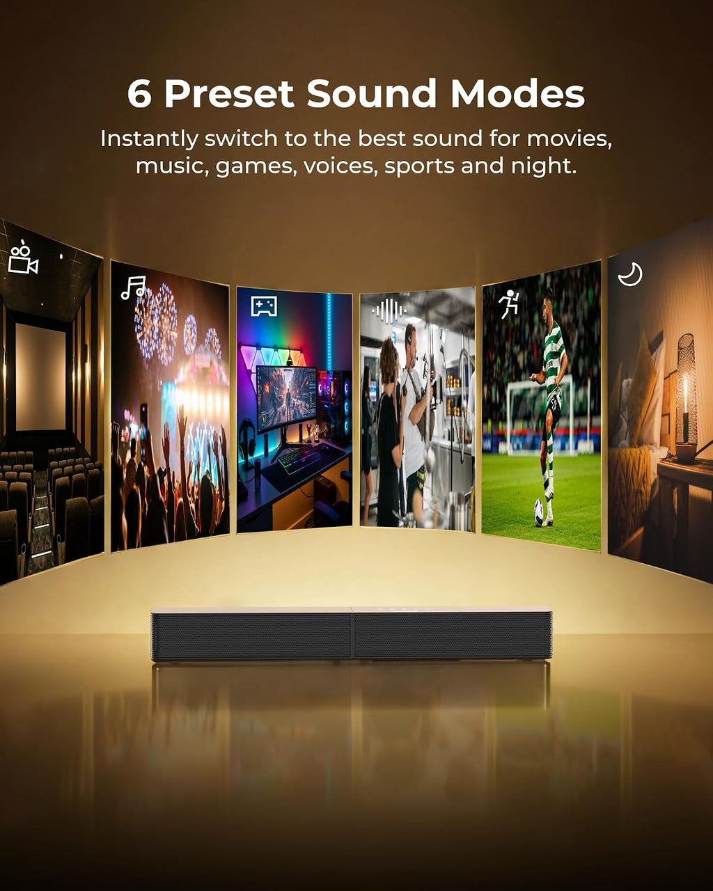 ULTIMEA Soundbar with Wireless Subwoofer