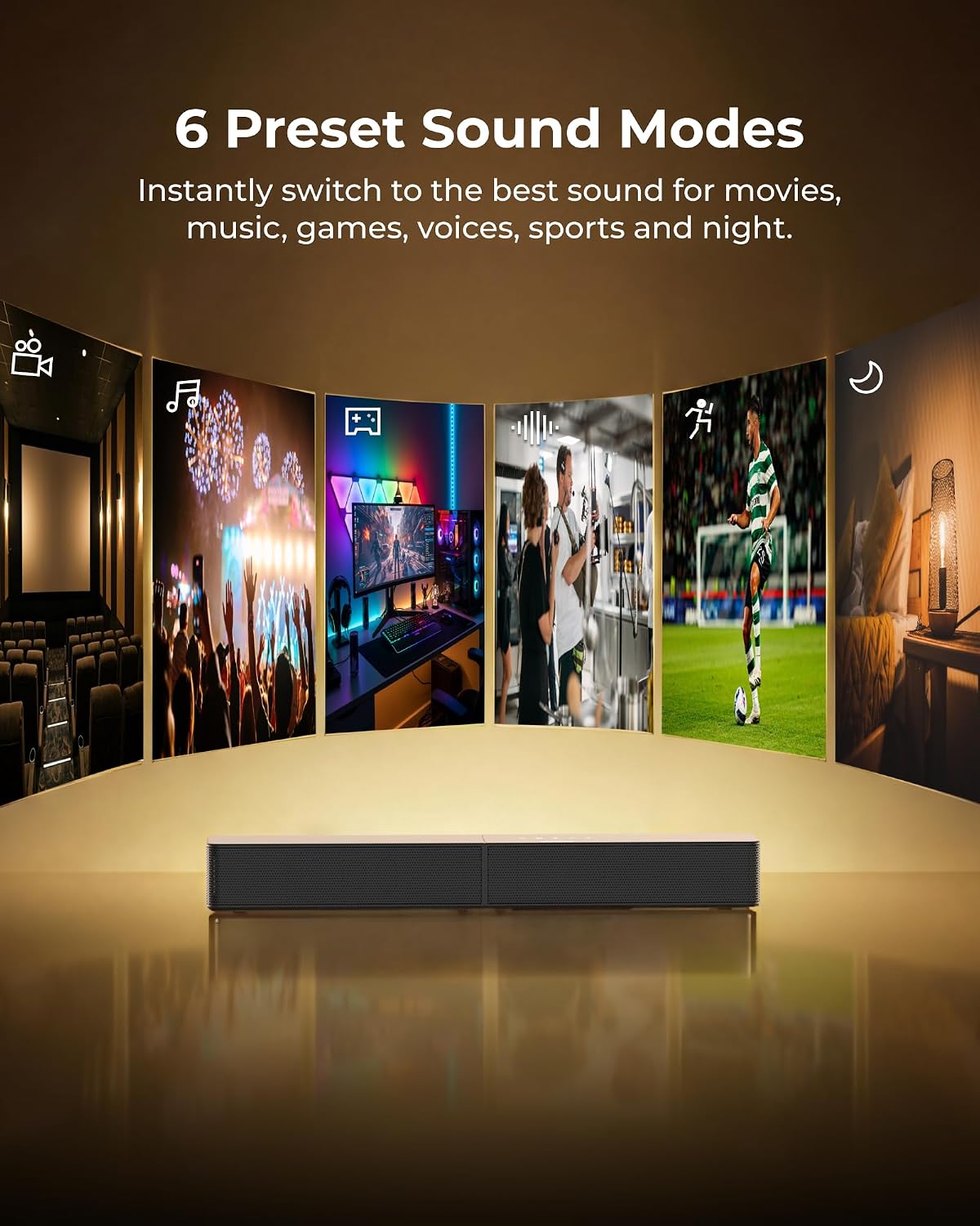 ULTIMEA Soundbar with Wireless Subwoofer