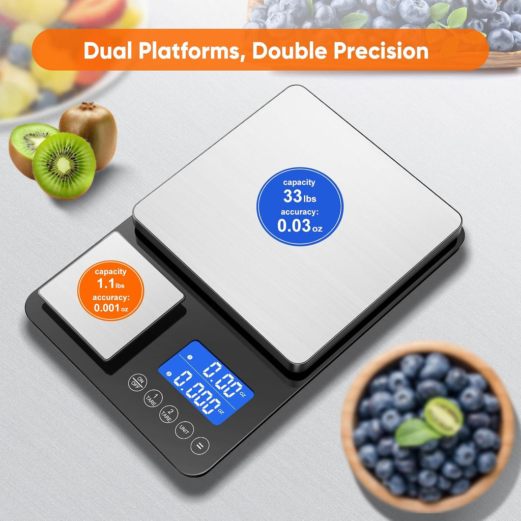 Dual Platform Kitchen Scales