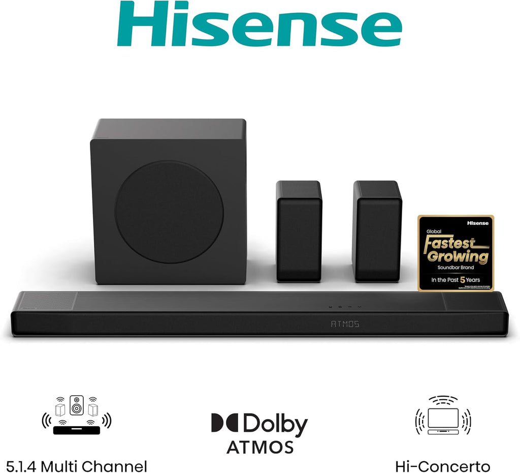 Hisense AX5125H 5.1.2 Channel Soundbar
