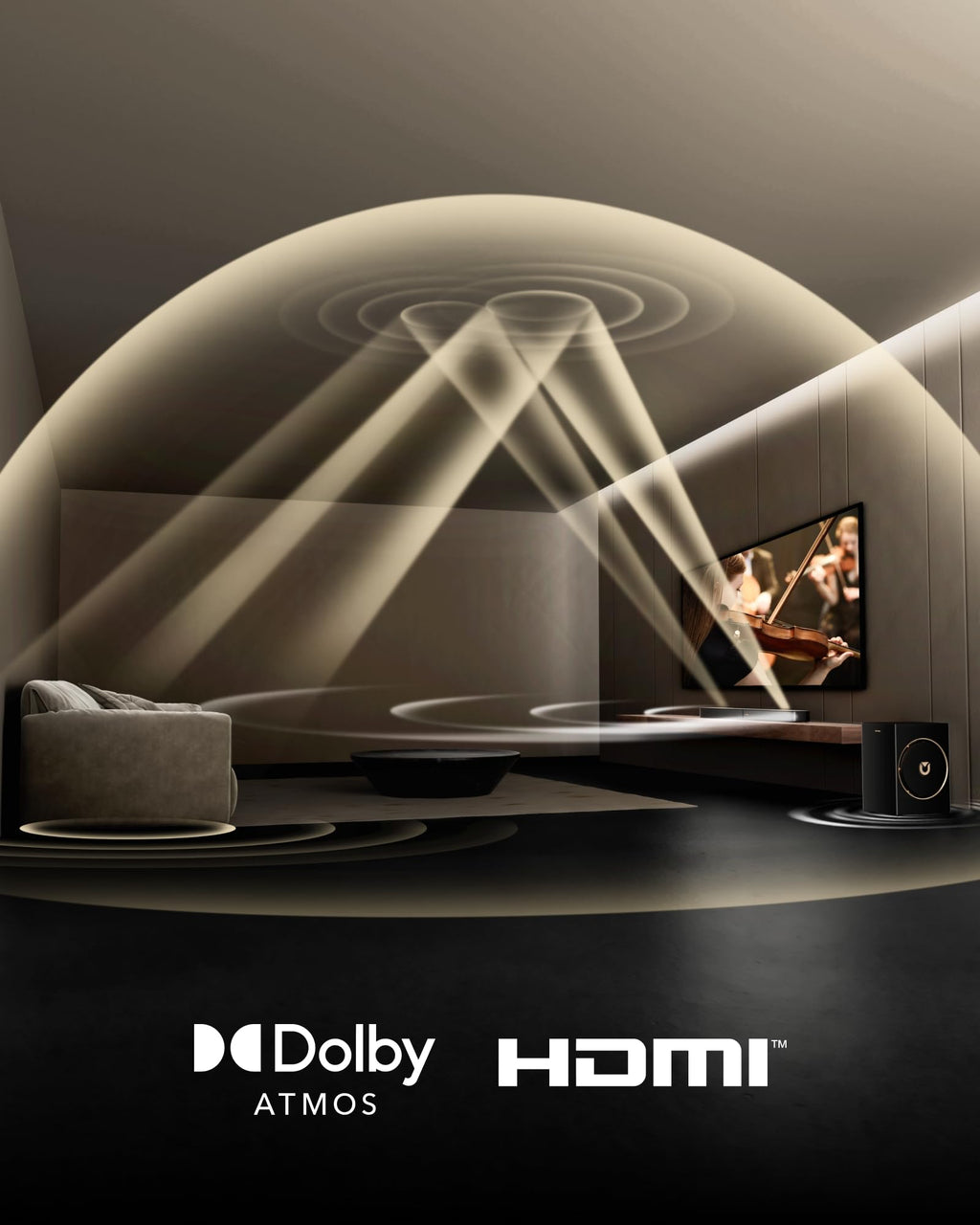 ULTIMEA Soundbar with Wireless Subwoofer