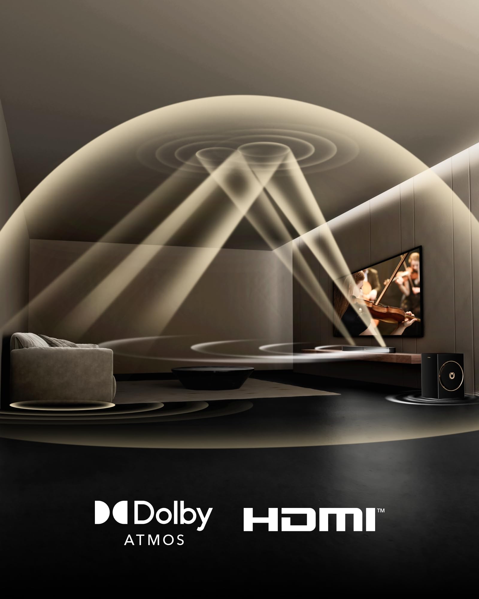 ULTIMEA Soundbar with Wireless Subwoofer