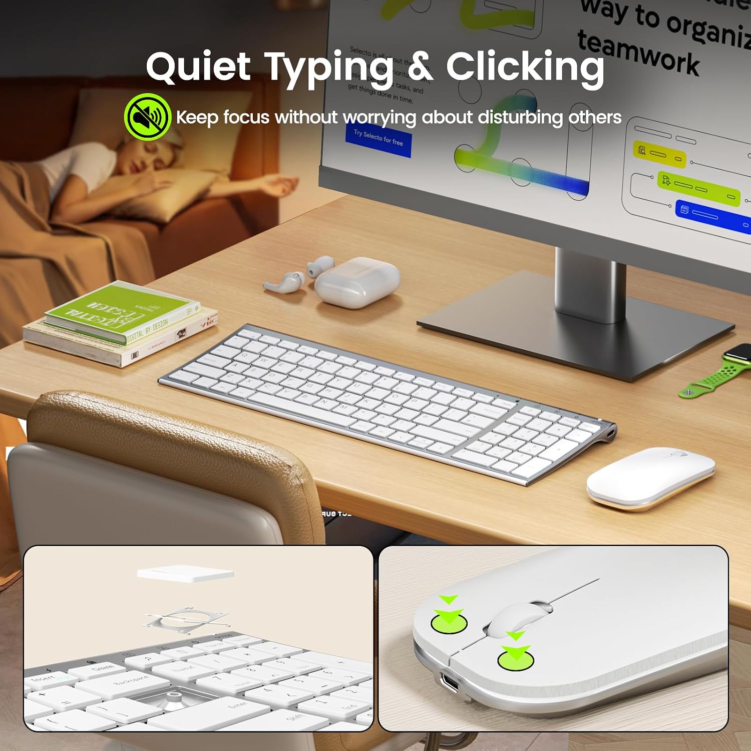 seenda Slim Wireless Keyboard & Mouse Set