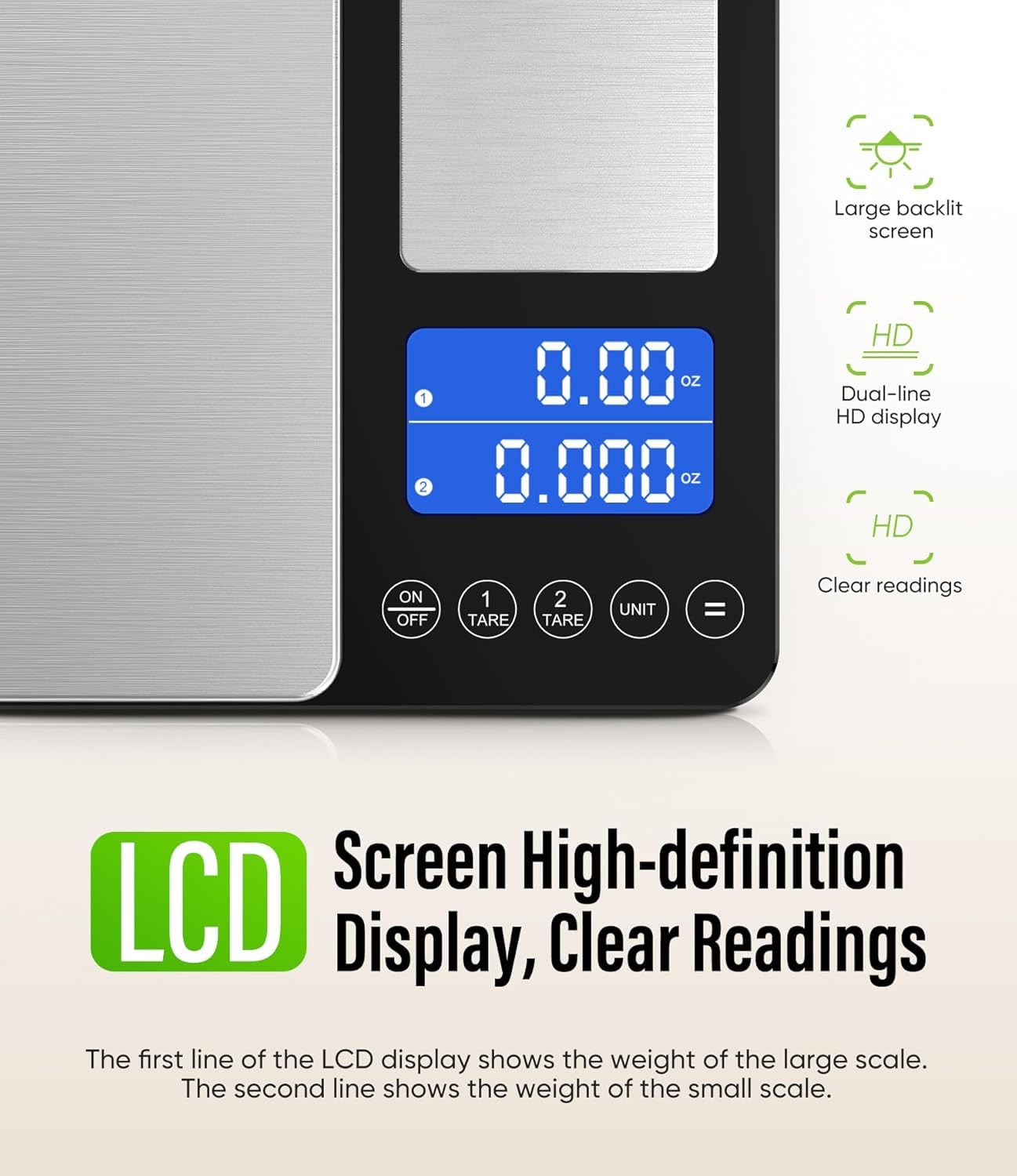 Dual Platform Kitchen Scales