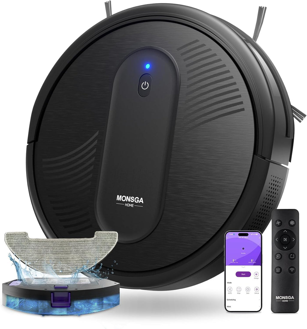 MONSGA Robot Vacuum Cleaner with Mop