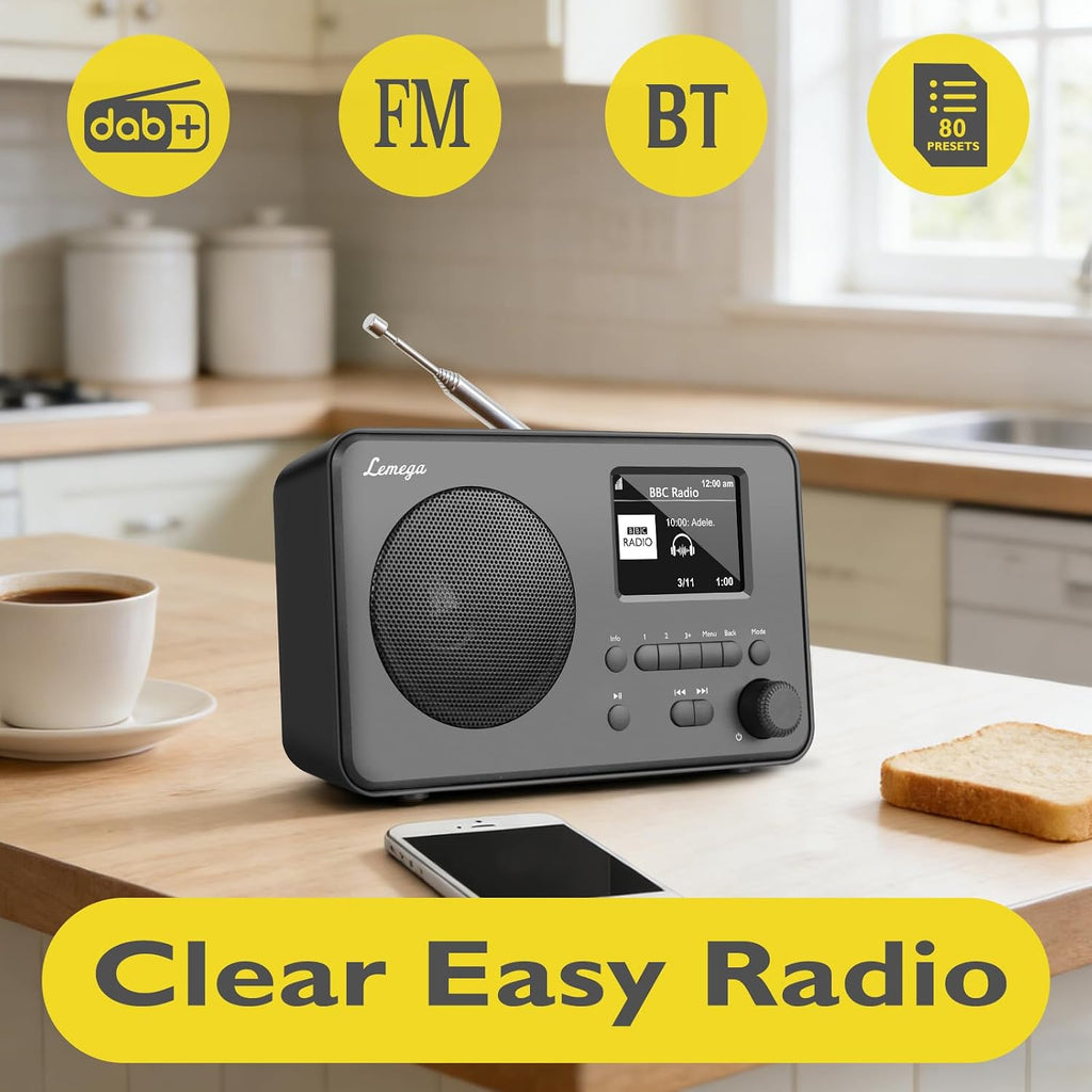 LEMEGA DR3-Max DAB/DAB+/FM Digital Radio