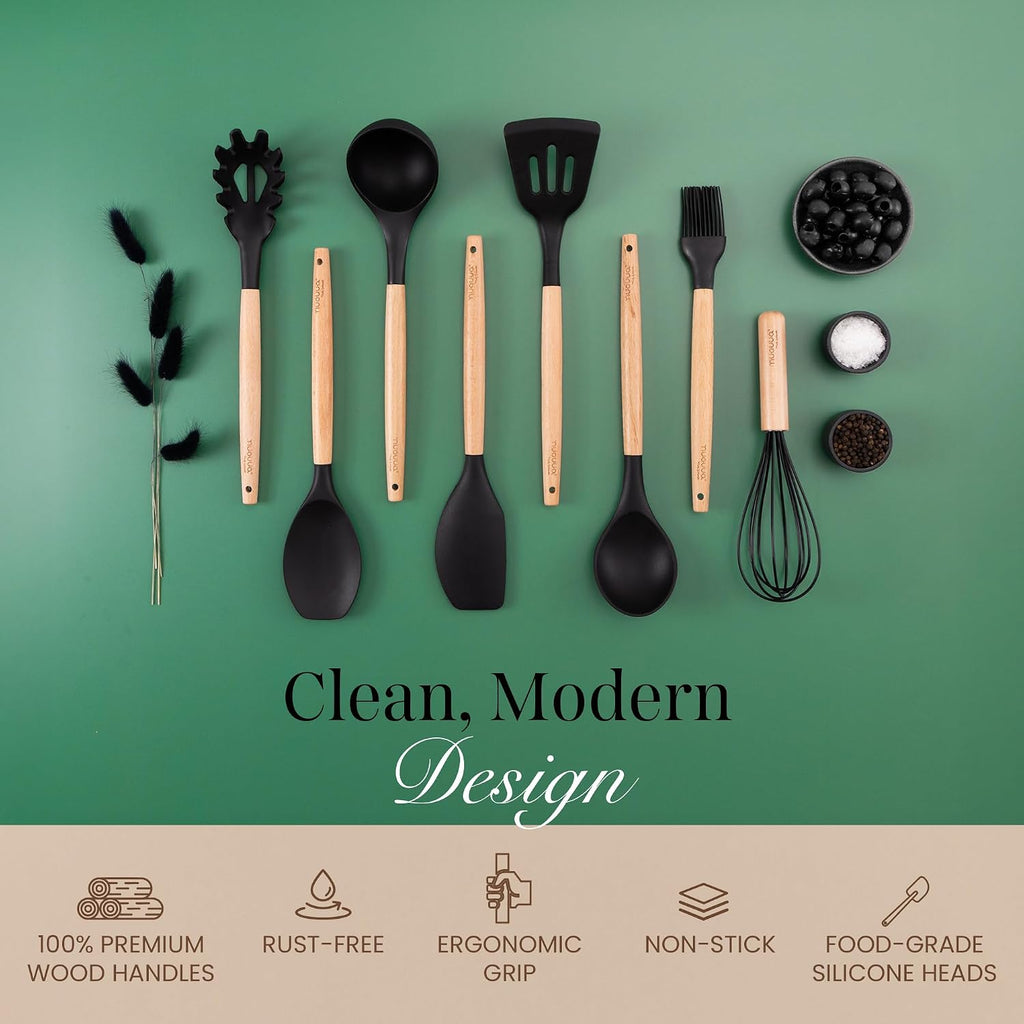 Nuovva Kitchen Utensils Set 35pcs