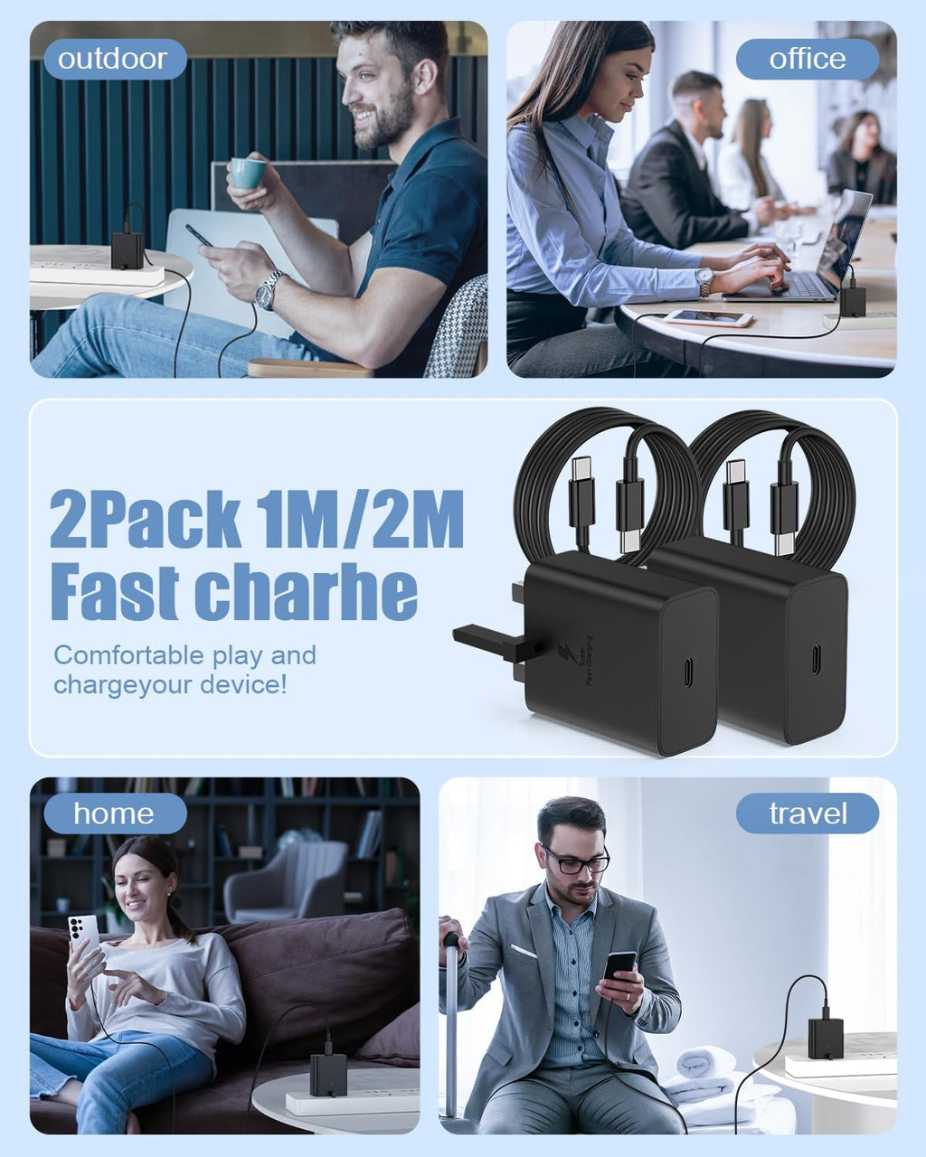 45W USB C Super Fast Charger for Samsung