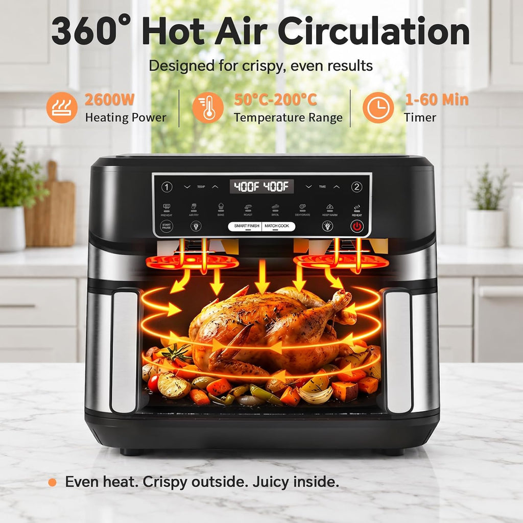 Dual Air Fryer 12L