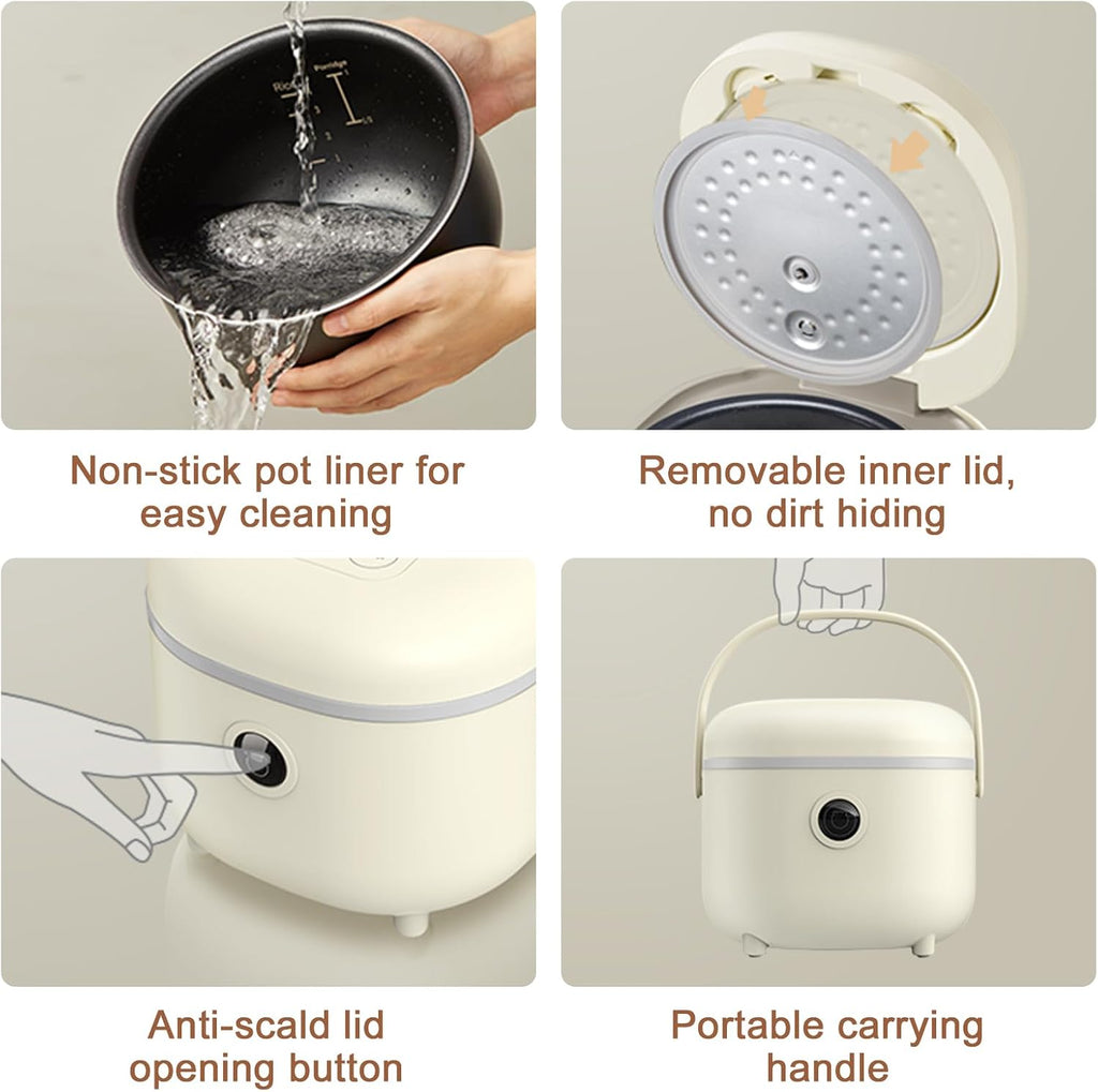 Bear Small Rice Cooker 4 Cup 2L