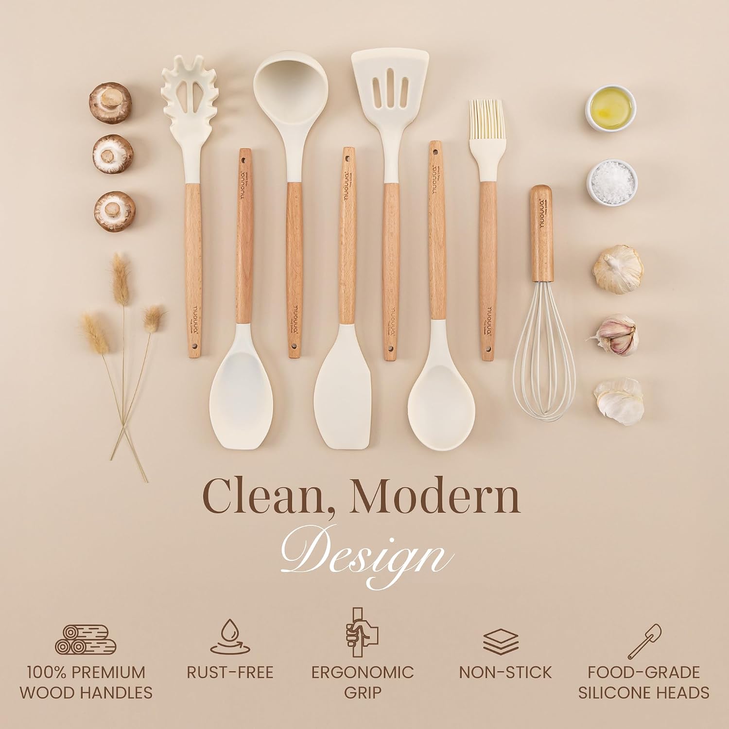 Nuovva Kitchen Utensils Set 35pcs