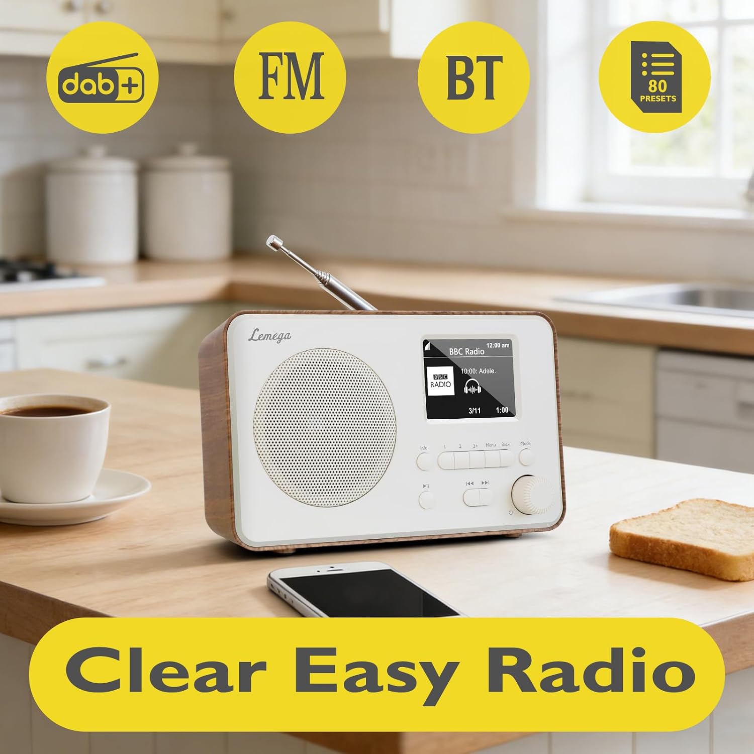 LEMEGA DR3-Max DAB/DAB+/FM Digital Radio