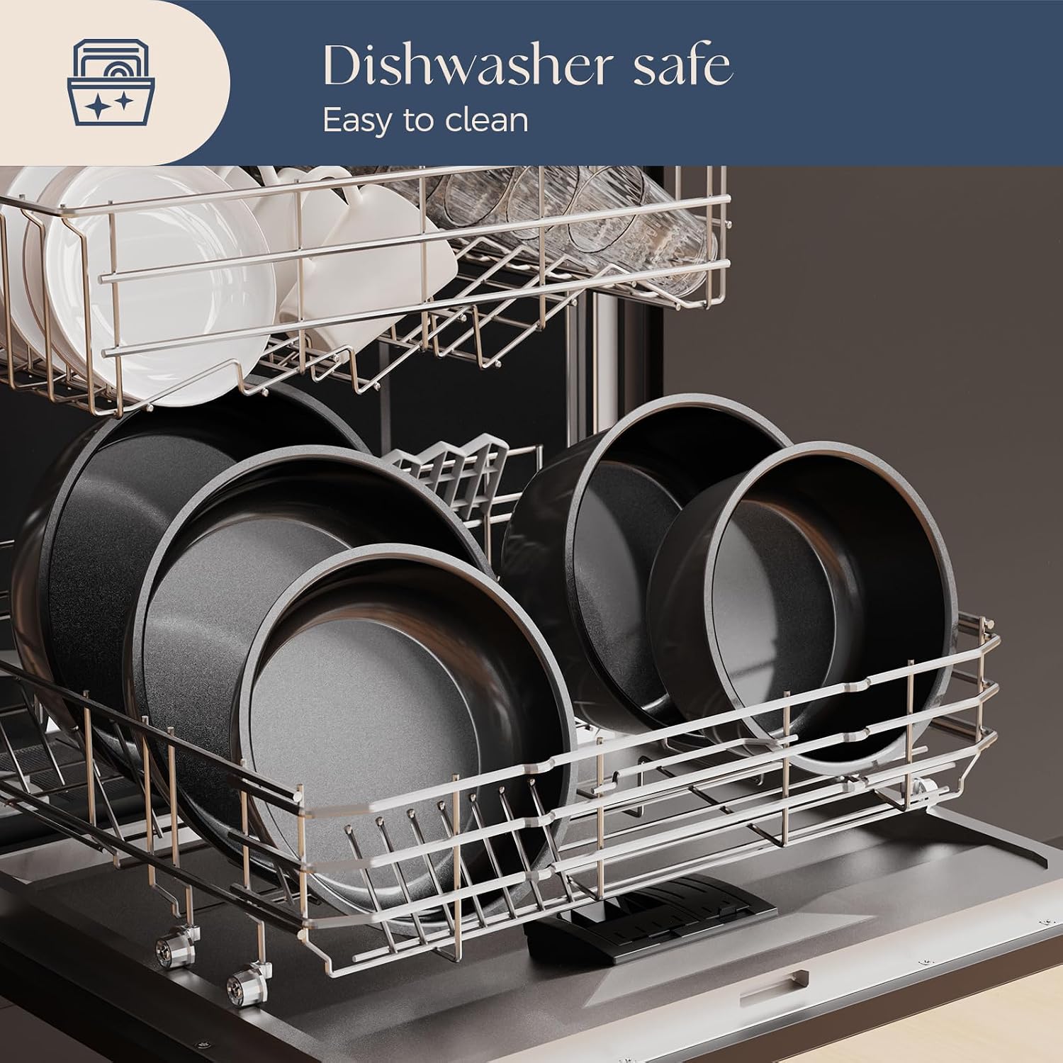 Non Stick Pots and Pans Set 17 Piece