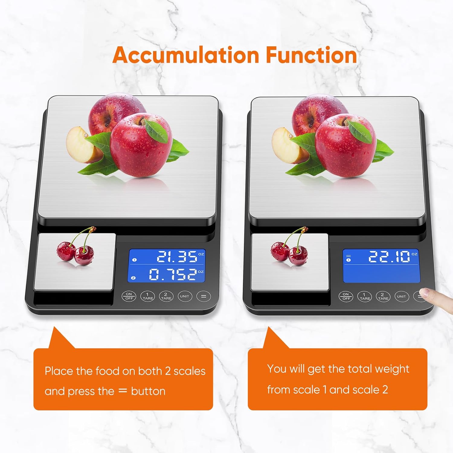 Dual Platform Kitchen Scales