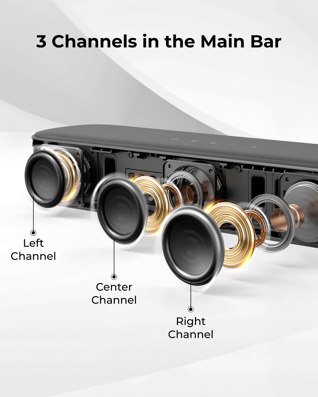 ULTIMEA Soundbar with Wireless Subwoofer