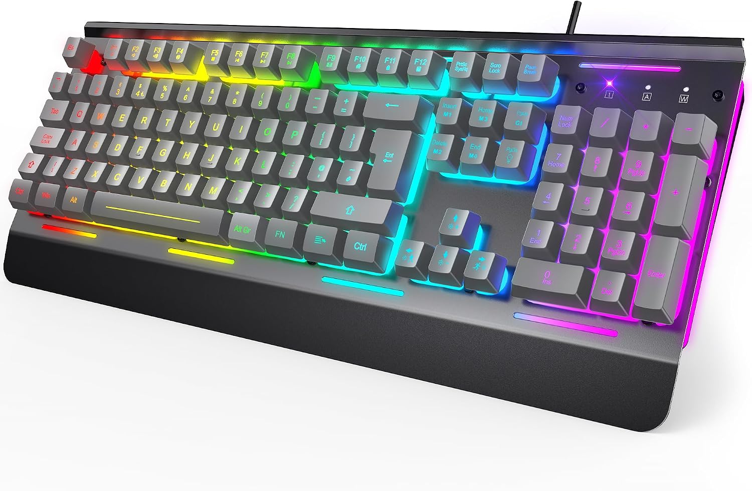TECKNET RGB Gaming Keyboard UK Layout